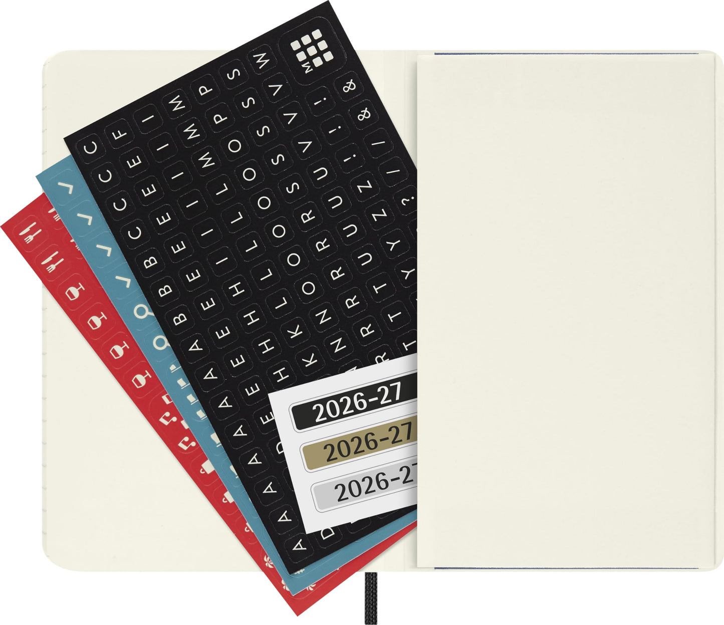Moleskine Classic 18 Month 2026-2027 Weekly Planner, Soft Cover, Pocket (3.5" x 5.5"), Black, 208 pages