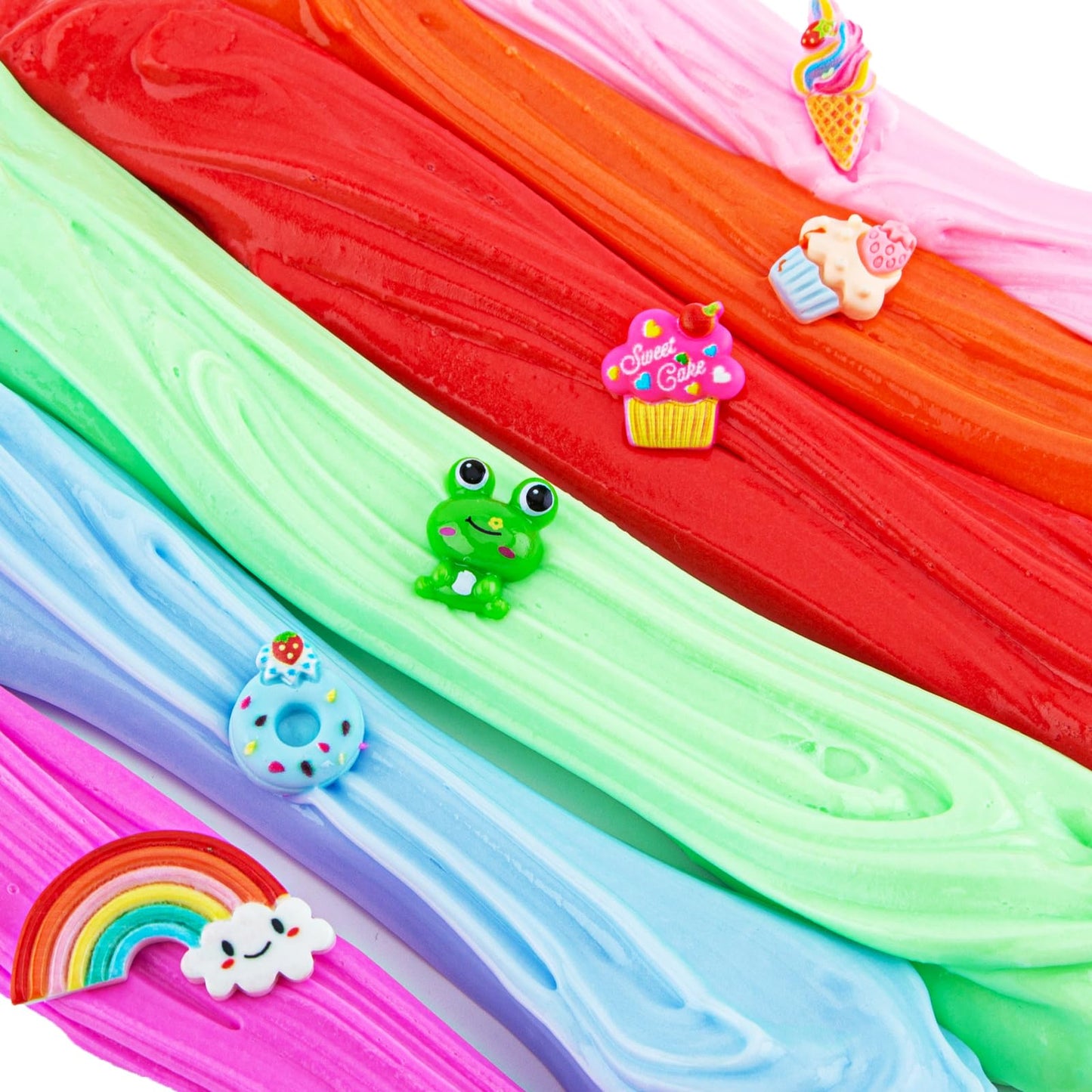 Okaybee 18 x 80 mL Big Premade Slime Kit, 48 FL OZ Slimes Includes Butter, Clear, Cloud Slime, Slimes Party Favors for Kids, Sensory Experience Toy, Birthday Easter Halloween Girls Gift & Boys Gift