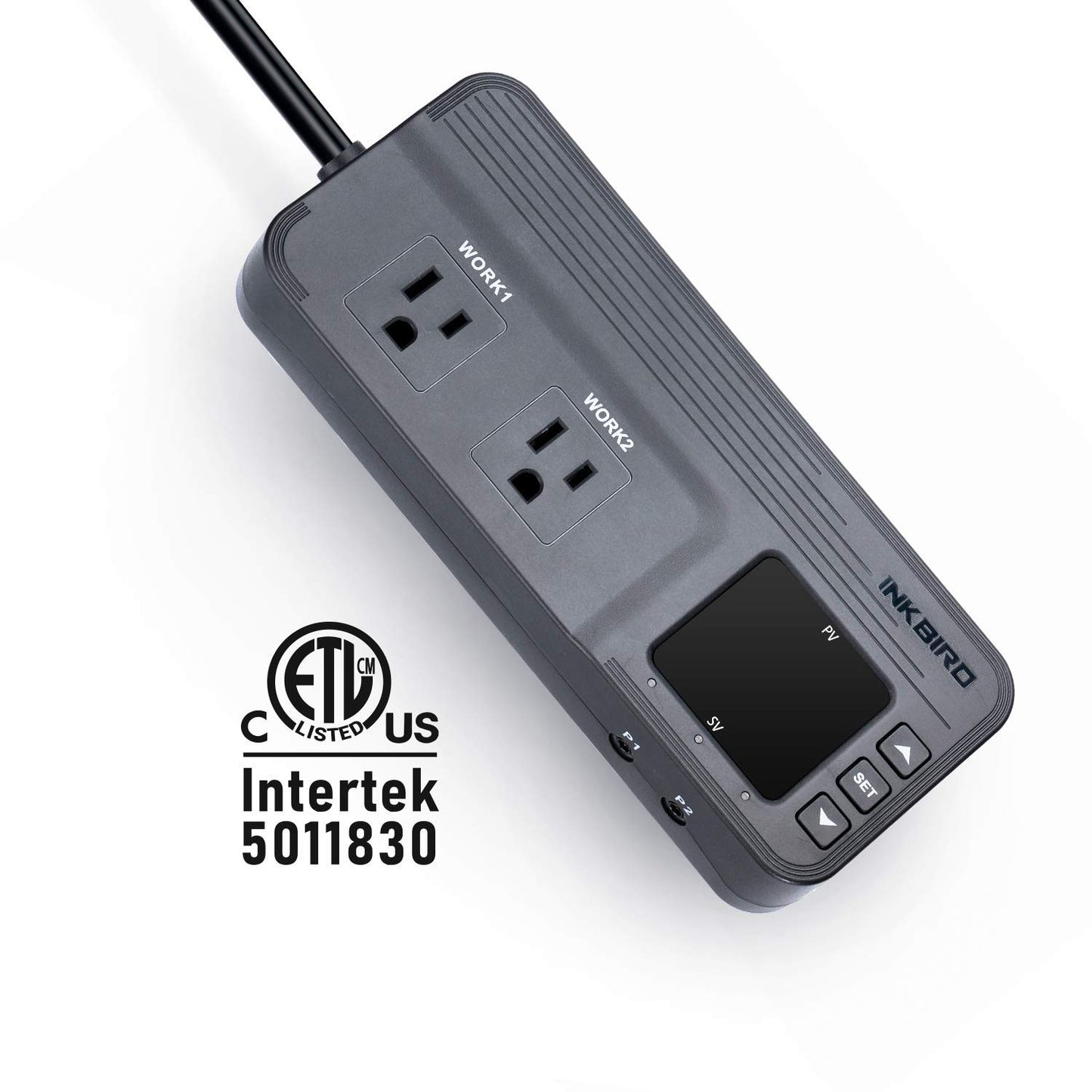 Inkbird Temperature and Humidity Controller ITC-608T with Dual Stage Thermostat 12 Periods Time Stage 1800W for Mushroom Greenhouse Homebrew