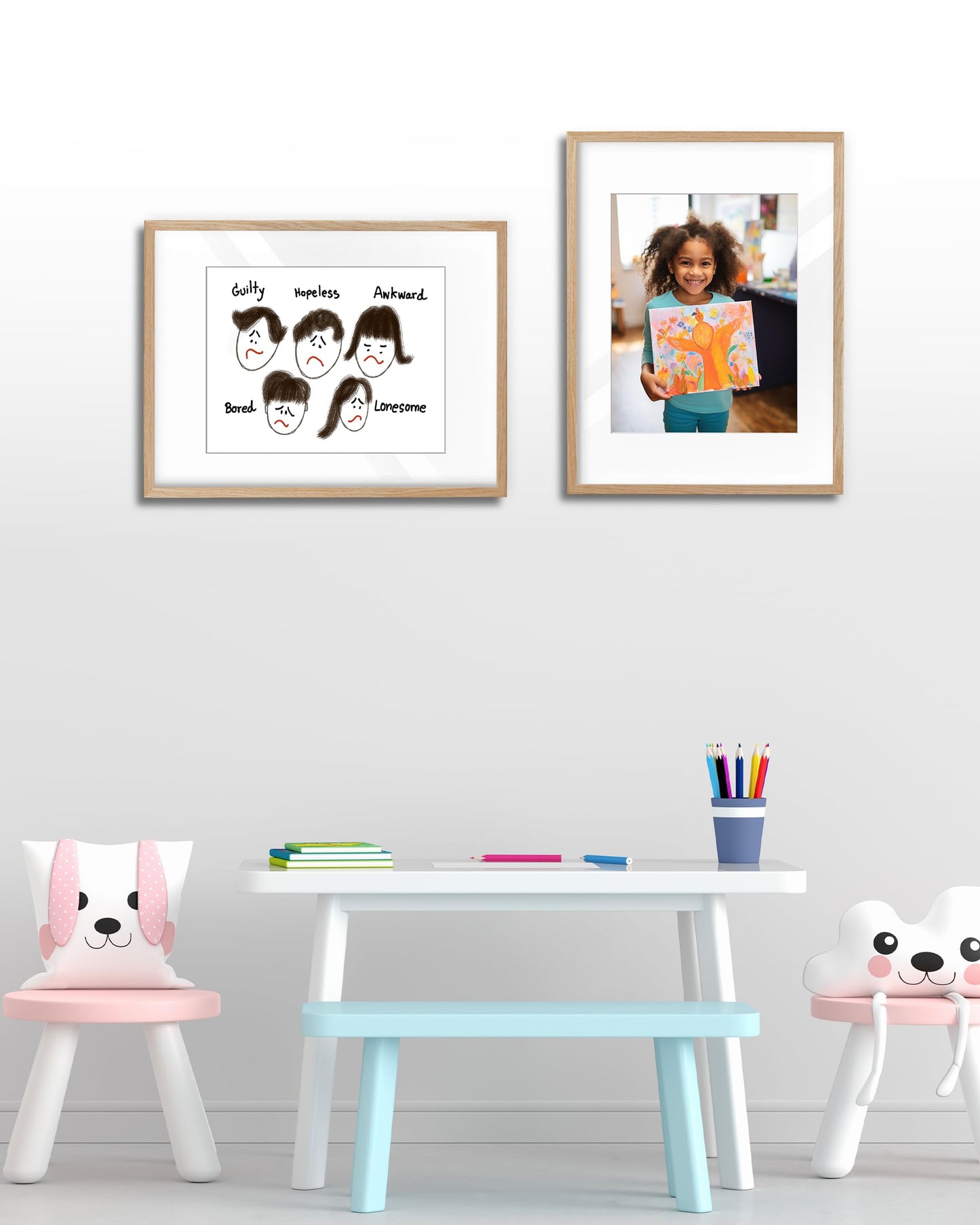 UPWOIGH 12x16 Beige Oak Wood Picture Frame Set of 3,Display Pictures 8.5x11 with Mat or 12x16 Without Mat,Minimalist 12x16in Poster Frames 3 Pack, Natural Solid Wooden Frame for Wall Art Photo Prints