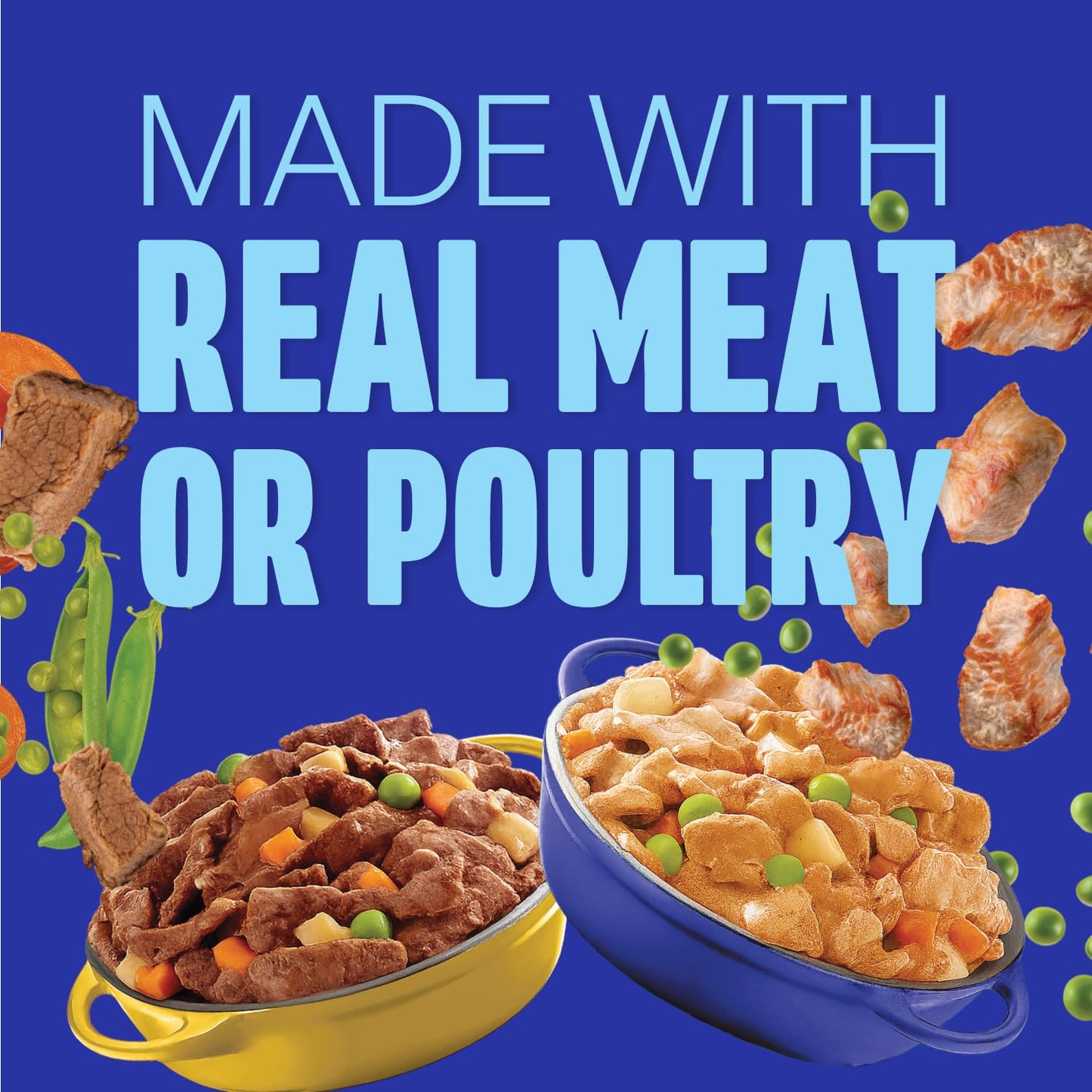 CESAR Home Delights Wet Dog Food - Slow Cooked Chicken & Vegetables Dinner in Sauce - 100g (24 Pack)