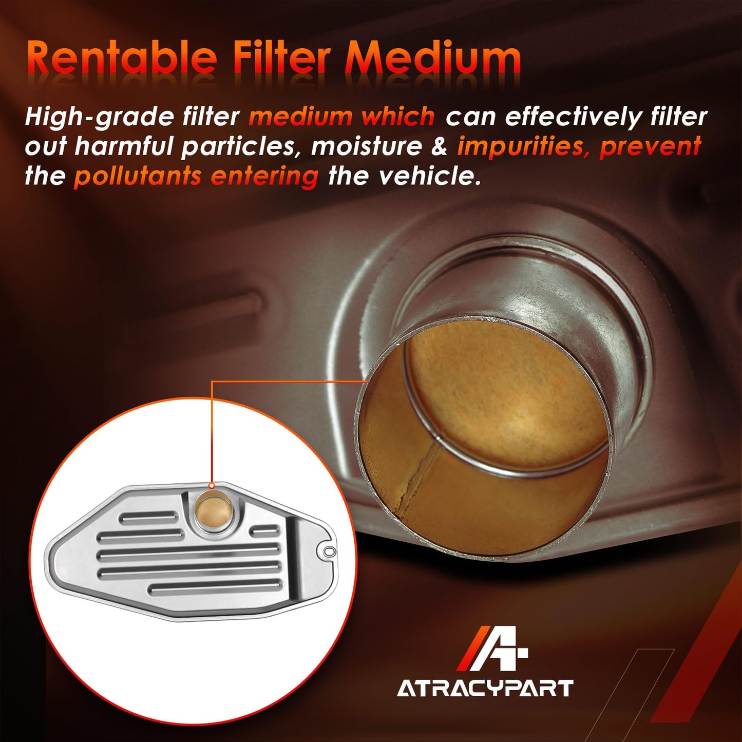 Transmission Filter Kit 4WD Deep Pan｜Replacement For 1999-UP Chrysler, Dodge, Grand Cherokee｜Replace OE#: 5013470AC, 5179267AC｜For 45RFE, 545RFE, 65RFE, 66RFE, 68RFE Transmission Filter