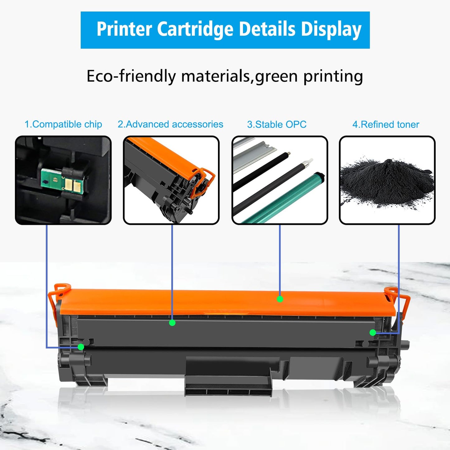 TONTINTA 141X W1410X ( W1410A 141A ) Compatible Toner Cartridges High Capacity 2000 Pages for M110 M110w MFP M139 M140 M140w Printers, Incompatible with e-Series Printers (with Chip, 2 Black)