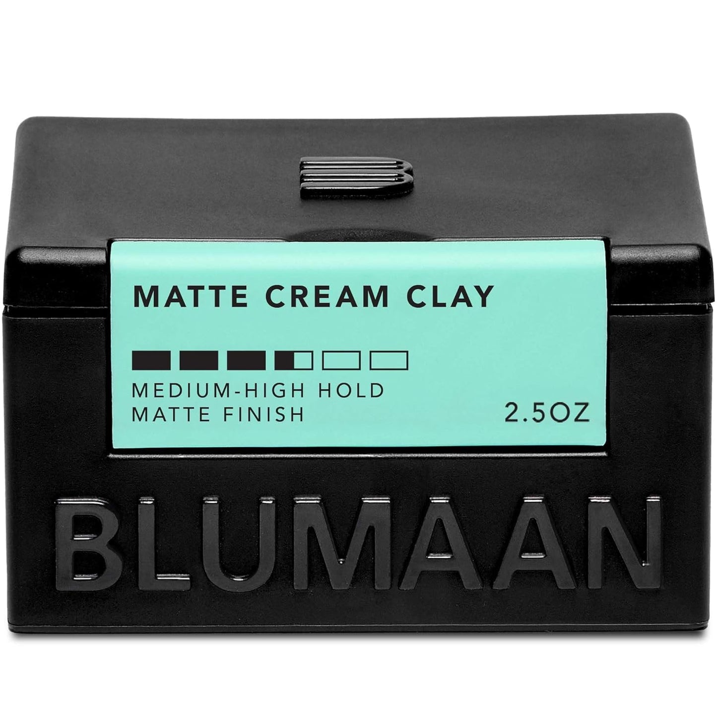 BLUMAAN Matte Cream Clay - Medium to High Hold Matte Finish - Versatile, Easy To Apply, Weightless Control, Quick Effortless Texture with Natural Ingredients - 71 ml/2.5 oz
