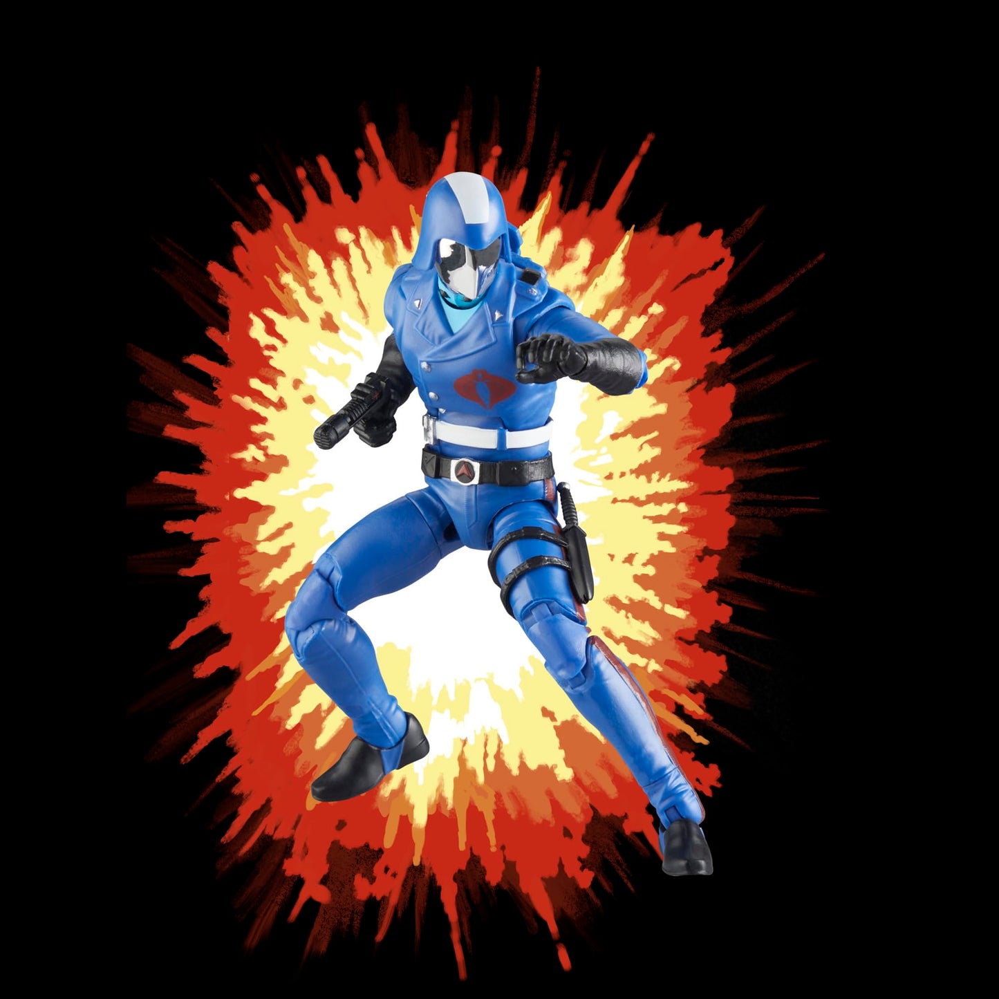 G.I. Joe Classified Series Retro Cardback Cobra Commander, Collectible 6 Inch Action Figure with 8 Accessories