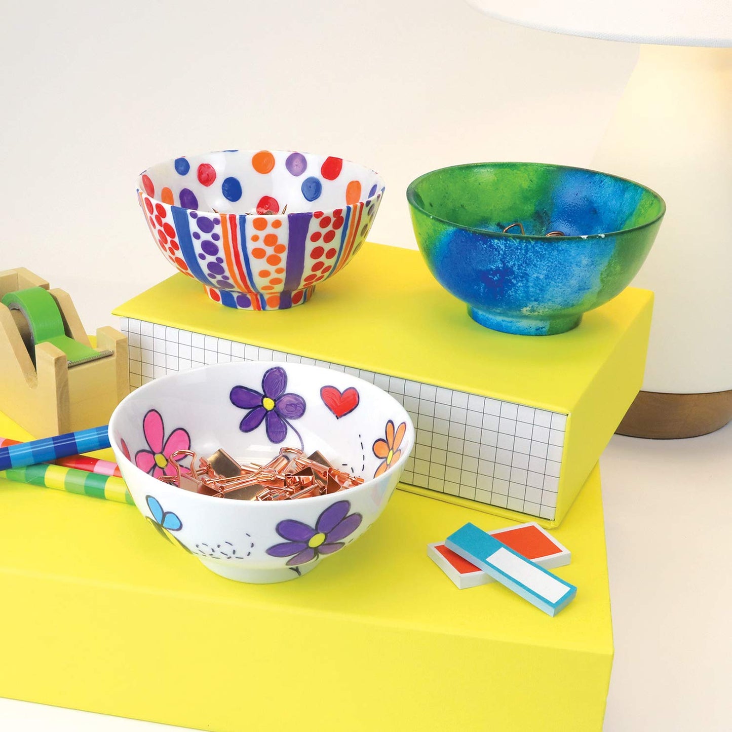 Mindware Paint-Your-Own Porcelain Bowls