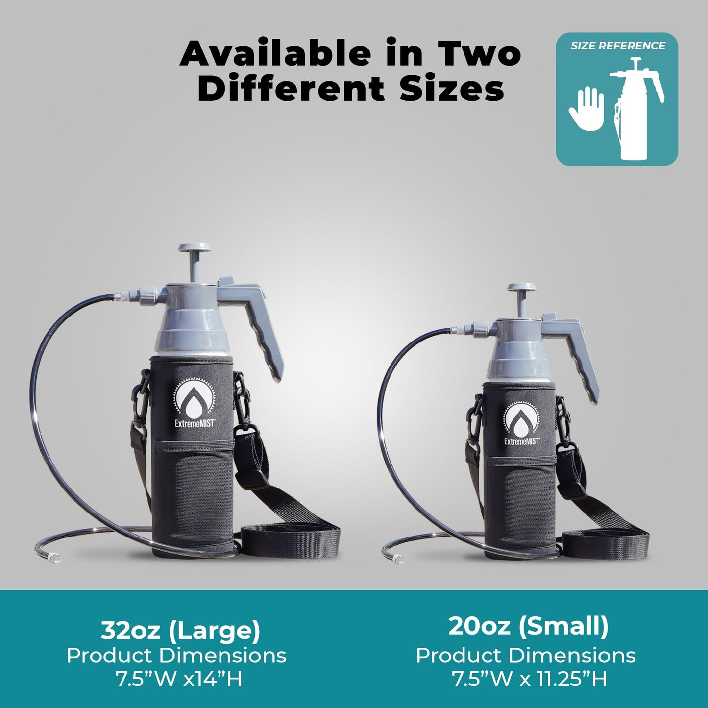 BeCOOL Personal Mister - High Performance Water Mister Spray Bottle Portable Water Misters for Cooling Outdoor with Neoprene Case/Strap