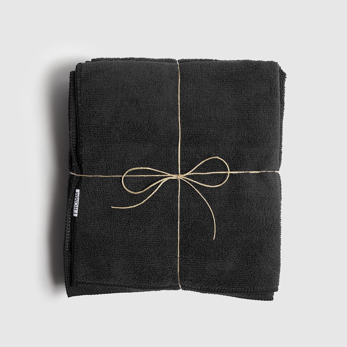 Softees Towels with Duraguard, Black, 10-Pack