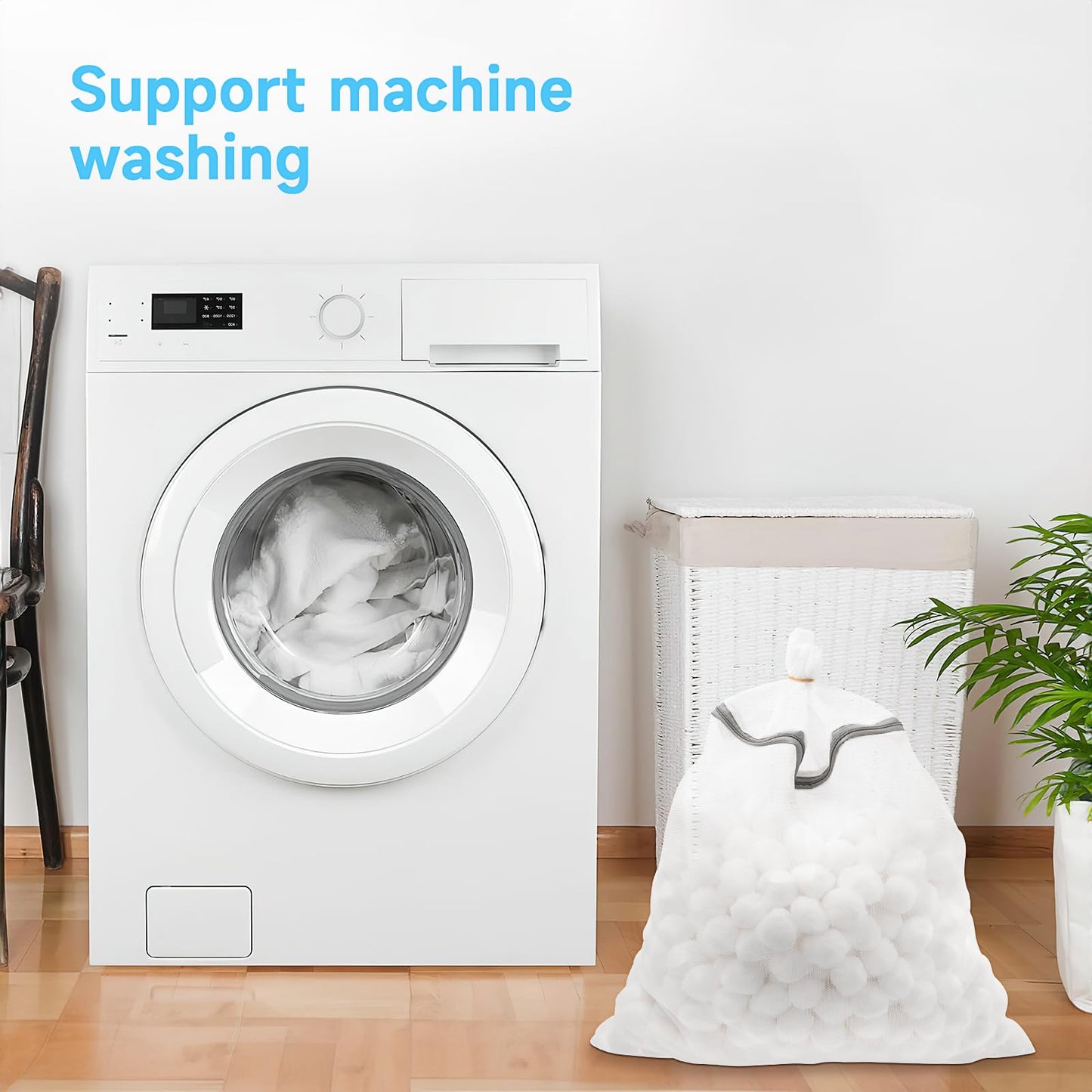 4.6 lbs Pool Filter Balls, Reusable Cotton Balls Pool Filter Media Balls for Swimming Pool Sand Filters Aquarium Grime Spa Cleaner Scum All Sand Filter Systems