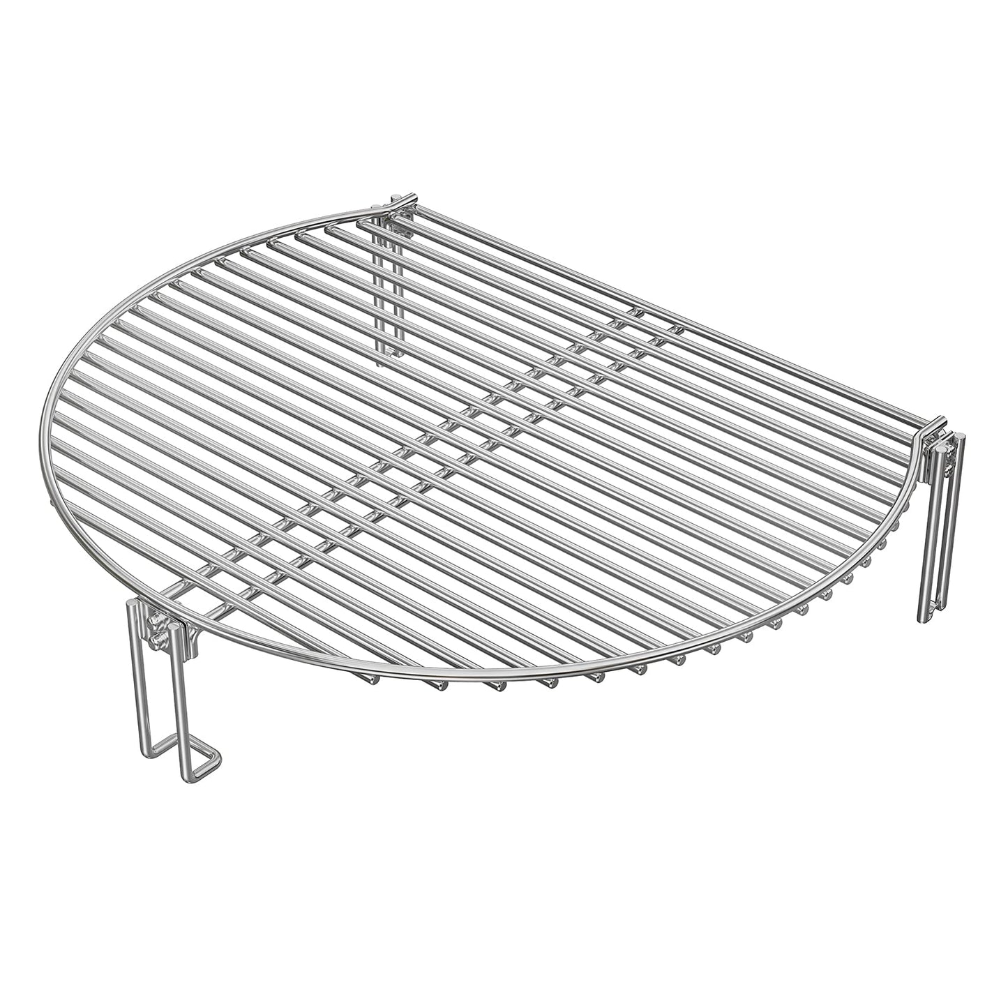 Onlyfire Stainless Steel Grill Expander Cooking Grate Fits for Charcoal Kettle Grills like Weber,Char-Broil and Ceramic Grills like Large Big Green Egg,Kamado Joe Classic,Pit Boss,Louisiana