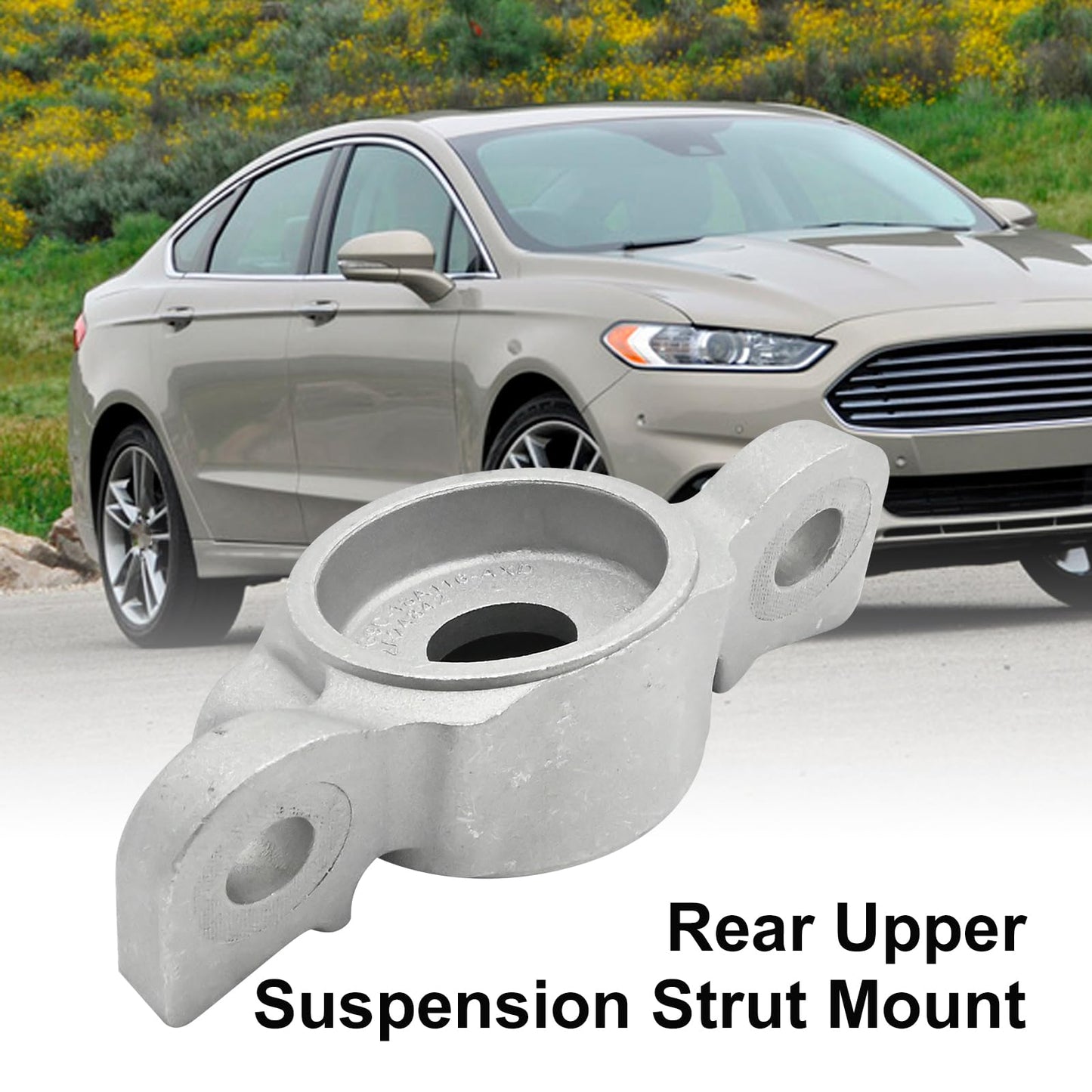 DUZFOREI 2 Pcs DG9Z18A161C Rear Upper Suspension Strut Mount, Replacement for Ford Fusion 2013-2019, Replacement for Lincoln MKZ 2013-2019, Replaces AD-1115