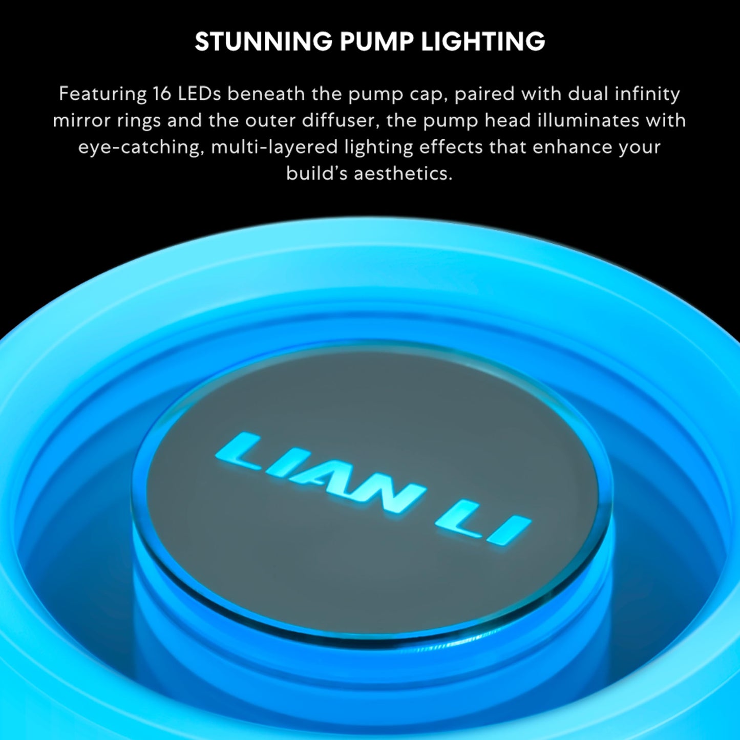 Lian Li Galahad II Lite Liquid Cooler 240mm Performance PBT Fans–AIO CPU Water Cooling, Customizable Pump ARGB Pump Block, Switchable Lid & 28mm PBT Fan for LGA 1700/1851/AM5/4 (GA2L24PB)