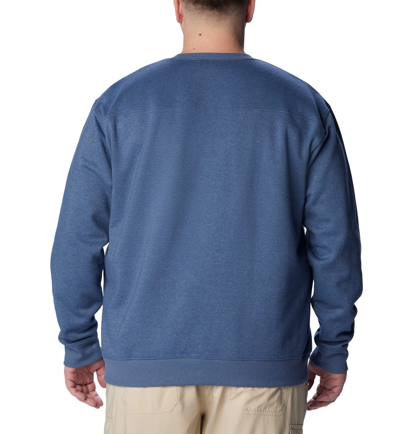 Columbia Mens Hart Mountain II Crew Sweatshirt, Dark Mountain Heather, X-Large