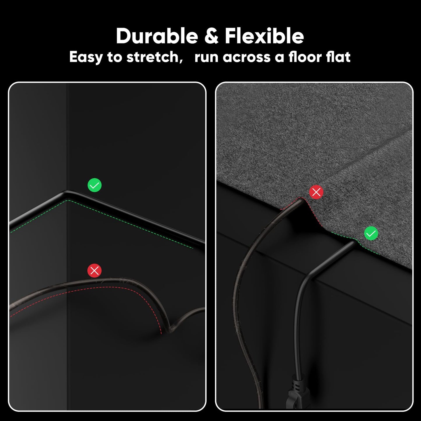 Cat 6 Outdoor Ethernet Cable 300 ft, 24AWG 10Gbps Internet Network Cable Waterproof Direct Burial LLDPE UV Jacket, LAN Cable Cord with 60 Ties Support Cat6 Cat5e Cat5, CCA, UTP for PC