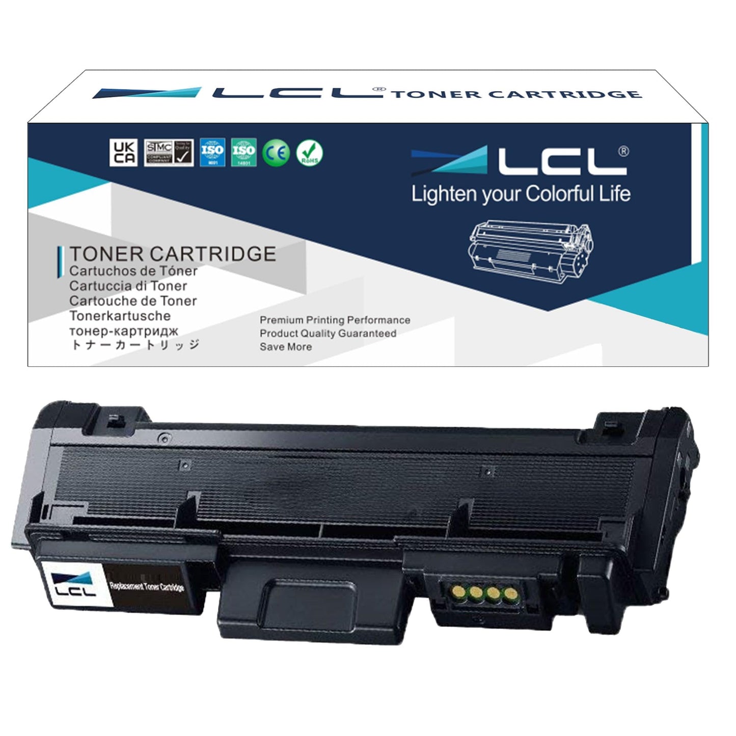 LCL Compatible Toner Cartridge for Samsung MLT-D118L MLT-D118S D118L 118L D118S 4000 Pages (1-Pack,Black) for Samsung Xpress M3065FW, M3015DW