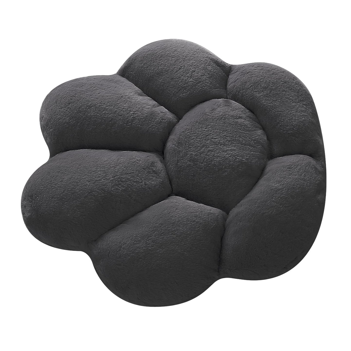 Ditucu Cat Paw Cushion Comfy Kawaii Chair Cushion 27.5 x 23.6 inch Bear Paw Lazy Sofa Office Floor Pillow Cute Plush Seat Pad for Gaming Chair for Bedroom Decor Black