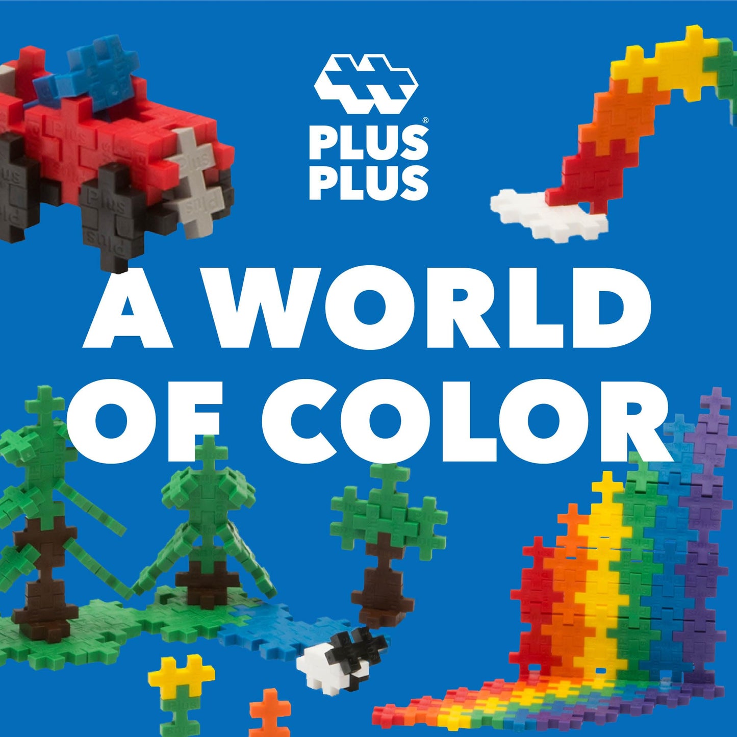 Plus-Plus 03310 600 Piece Basic Toy Set