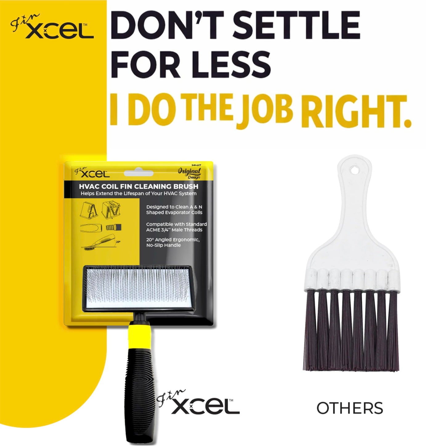 HVAC Coil Fin Cleaning Brush (Large)