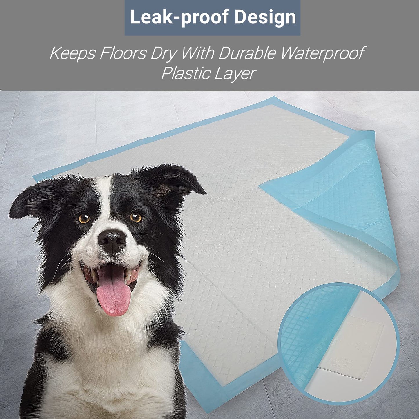 Dog Pee Pads Extra Large 31"x 35", X-Large Training Puppy Pee Pads Super Absorbent & Leak-Proof, XL Disposable Pet Piddle Pad and Potty Pads for Dogs, Puppies, Doggie (40 Count)