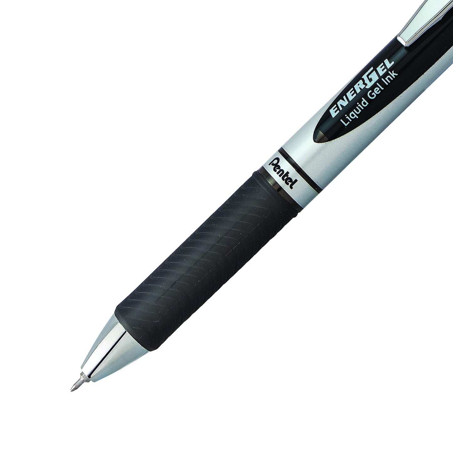 Pentel EnerGel Retractable Liquid Gel Rollerball Pen, Everyday Use, Office Supplies, School Supplies, 0.3mm Ultra-Fine Point, Black Ink, BLN73-A, Box of 12