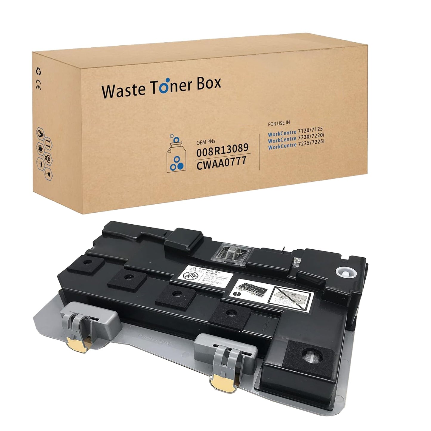 LCL Compatible Waste Toner Container for Xerox 008R13089(1-Pack) for Xerox WorkCentre 7120 7125 7220 7220I 7225 7225I