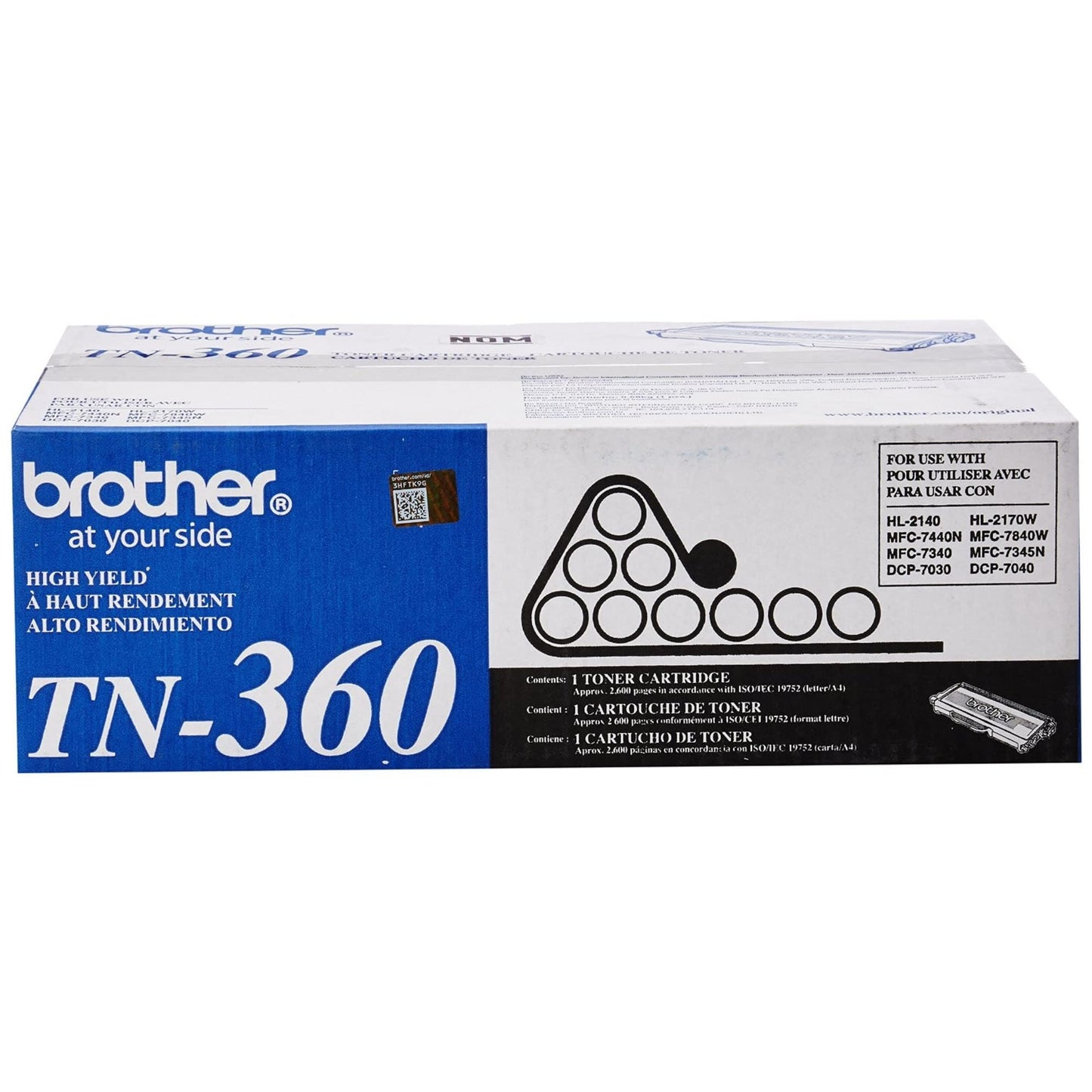 Brother TN360 High Yield Toner Cartridge - Black,small