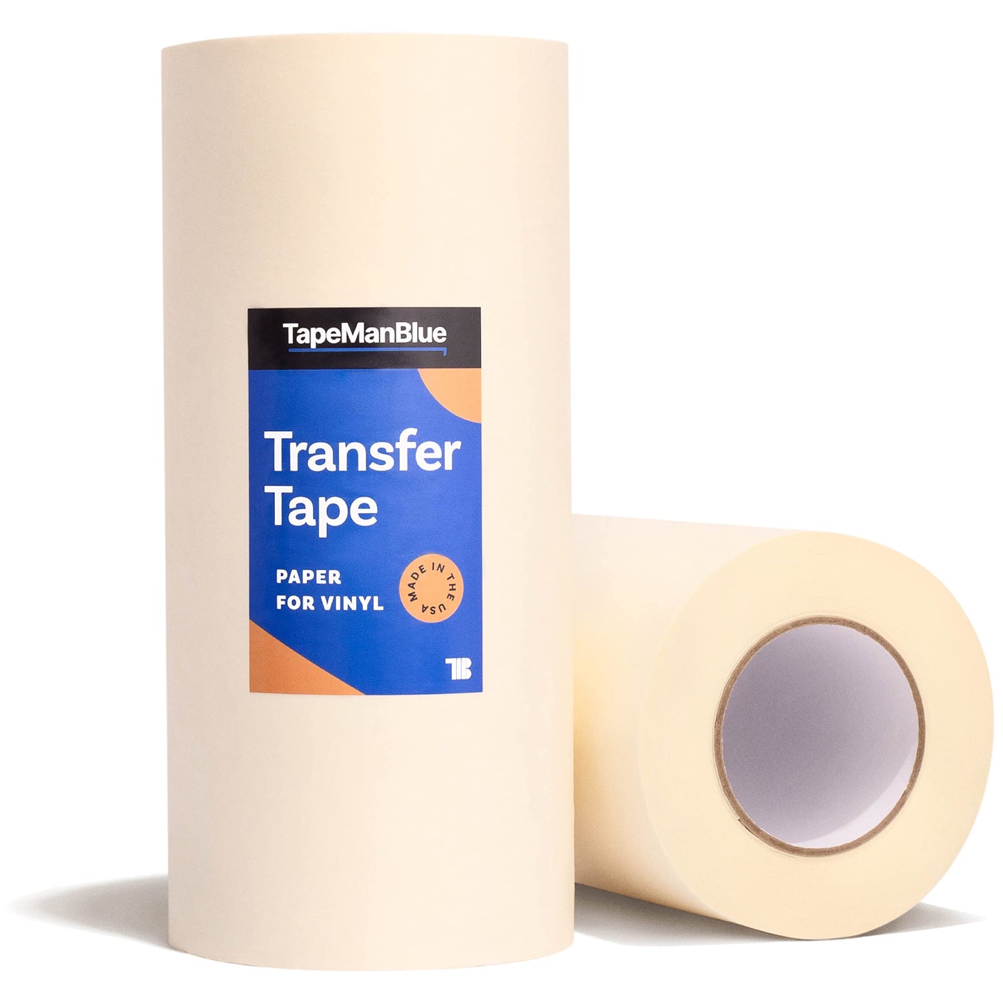 12" x 300' Roll of Paper Transfer Tape for Vinyl - Made in America, Premium-Grade With Layflat Adhesive for Cricut Crafts, Decals, and Letters