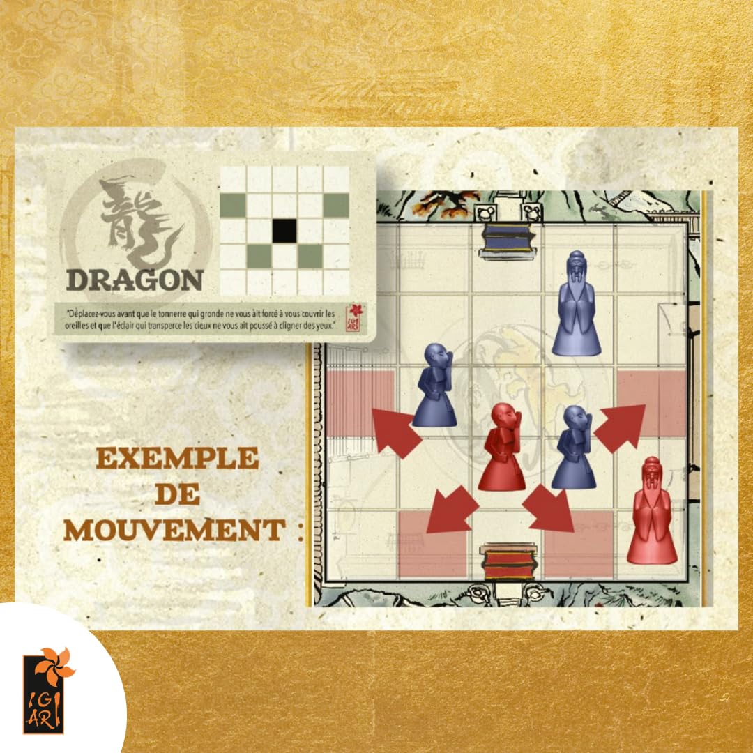 Arcane Wonders Onitama Strategy Game, standart