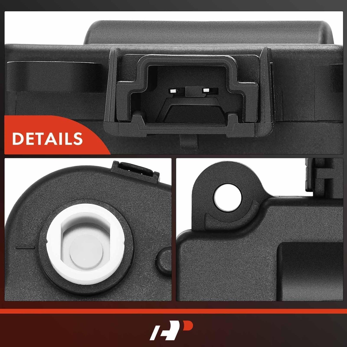 A-Premium HVAC Blend Door Heater Replacement for Chevrolet Corvette 2005-2013 Impala Malibu Monte Carlo Buick LaCrosse Cadillac XLR Temperature Blend Door Actuator, 2-PC Set