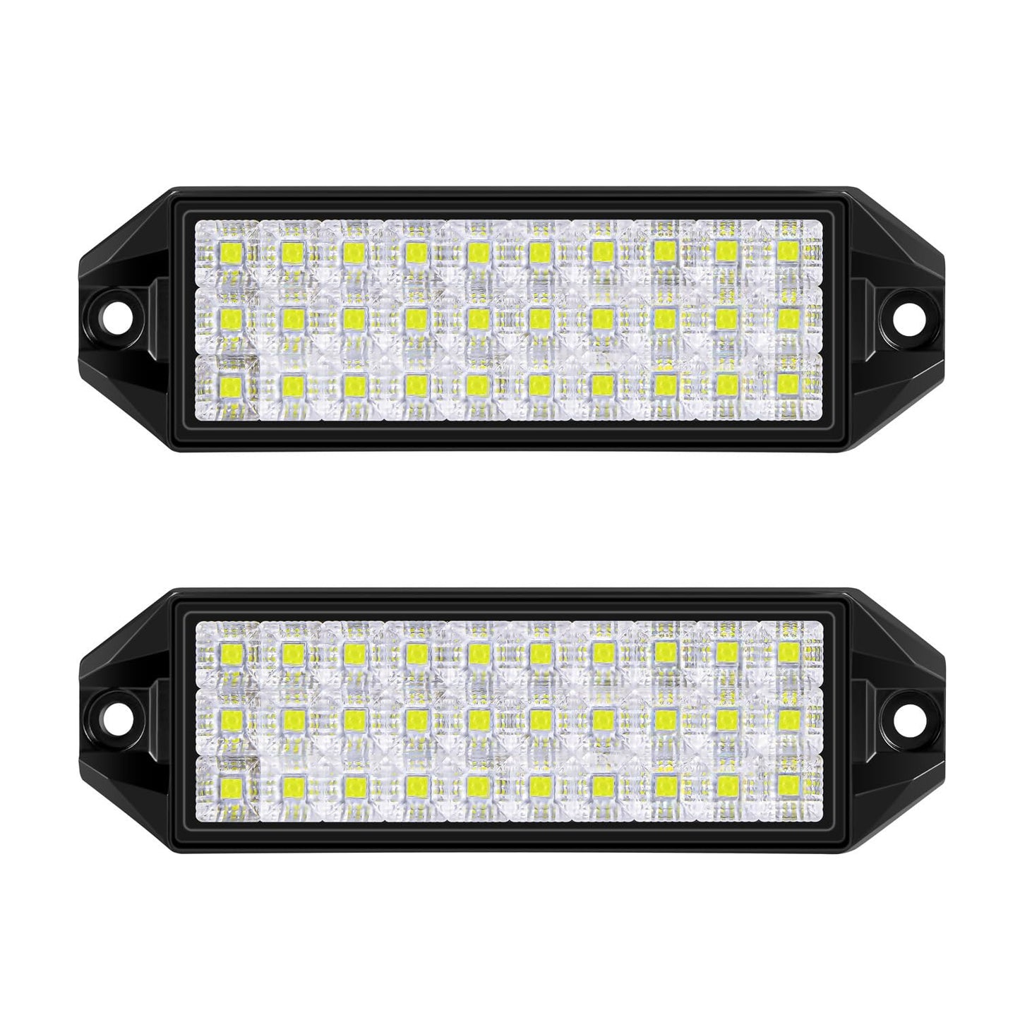 2Pcs LED Light Bar for Truck, 6 Inches Reverse Lights Flood Beam for Truck Tractor ATV UTV Boat, 12V Small Light Bar