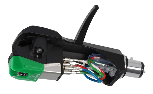 Audio-Technica AT-VM95E/H Turntable Headshell/Cartridge Combo Kit, Green
