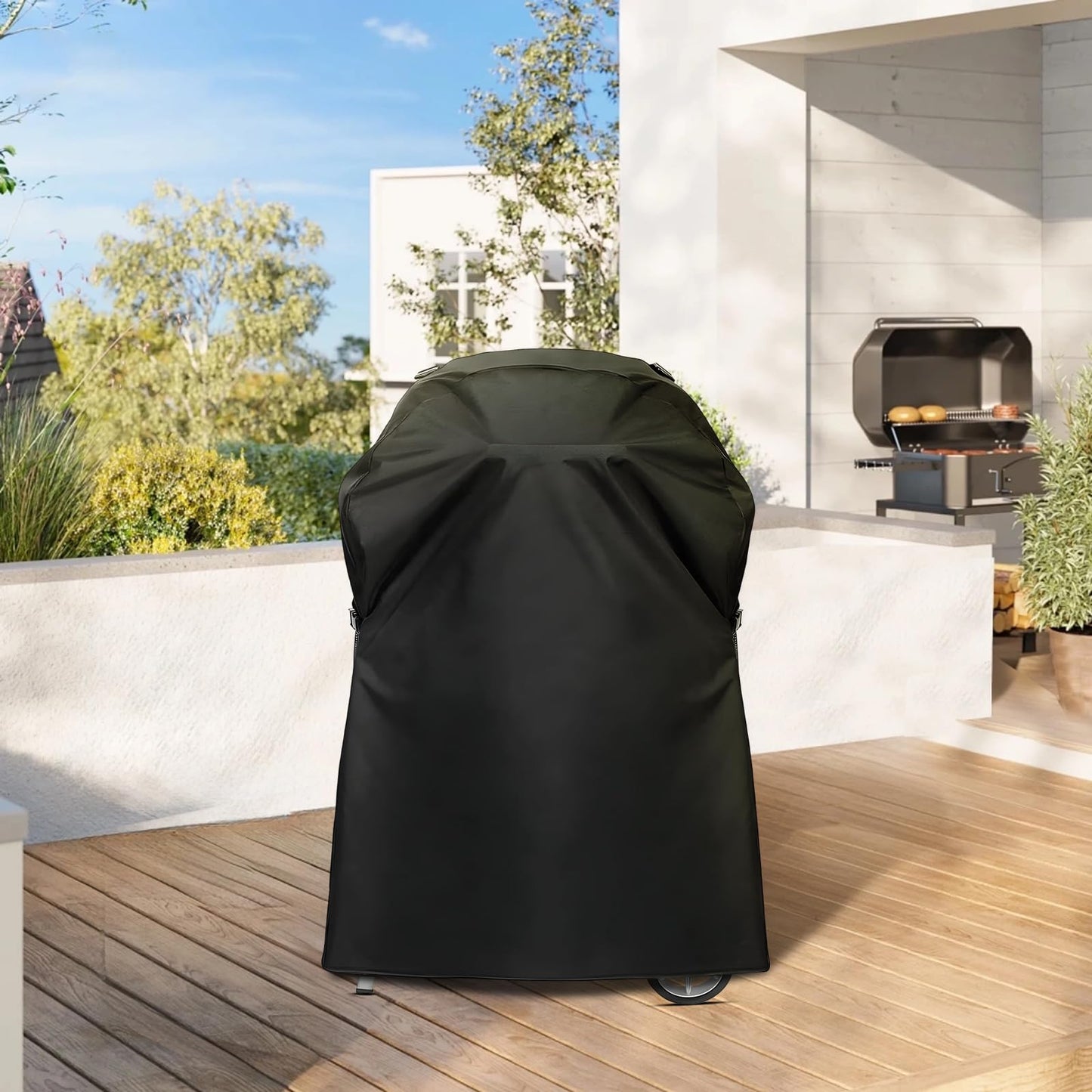 BBQ Grill Cover for Napoleon TravelQ PRO285 on Stand Grill Accessories Heavy Duty and Waterproof