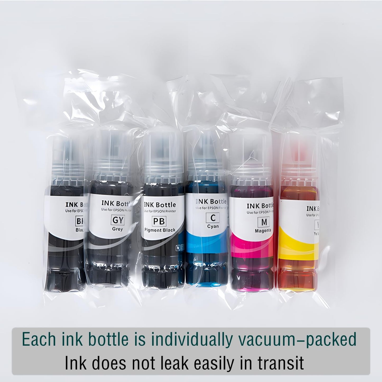 Ink Refill Bottles Compatible with Epson 552 Ink Bottles Ecotank 6 Pack Work for Epson 8550 Ecotank Printer, Ecotank Photo ET 8500 ET 8550 ET-8500 ET-8550 Printer T552 Refill Ink