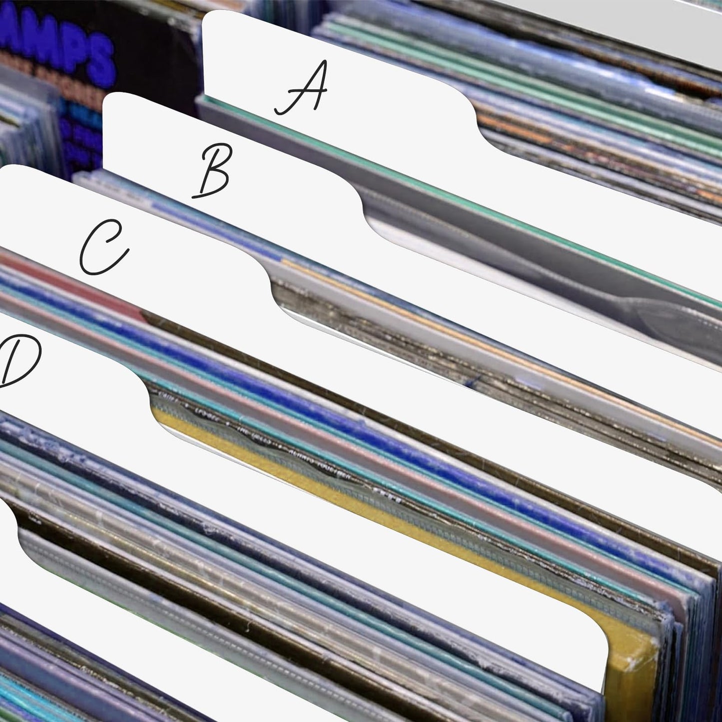 120 Pcs Comic Book Dividers with Tab, 11.25 x 7.25 Inches Thick Cardboard Cards for Comic Book Storage Boxes