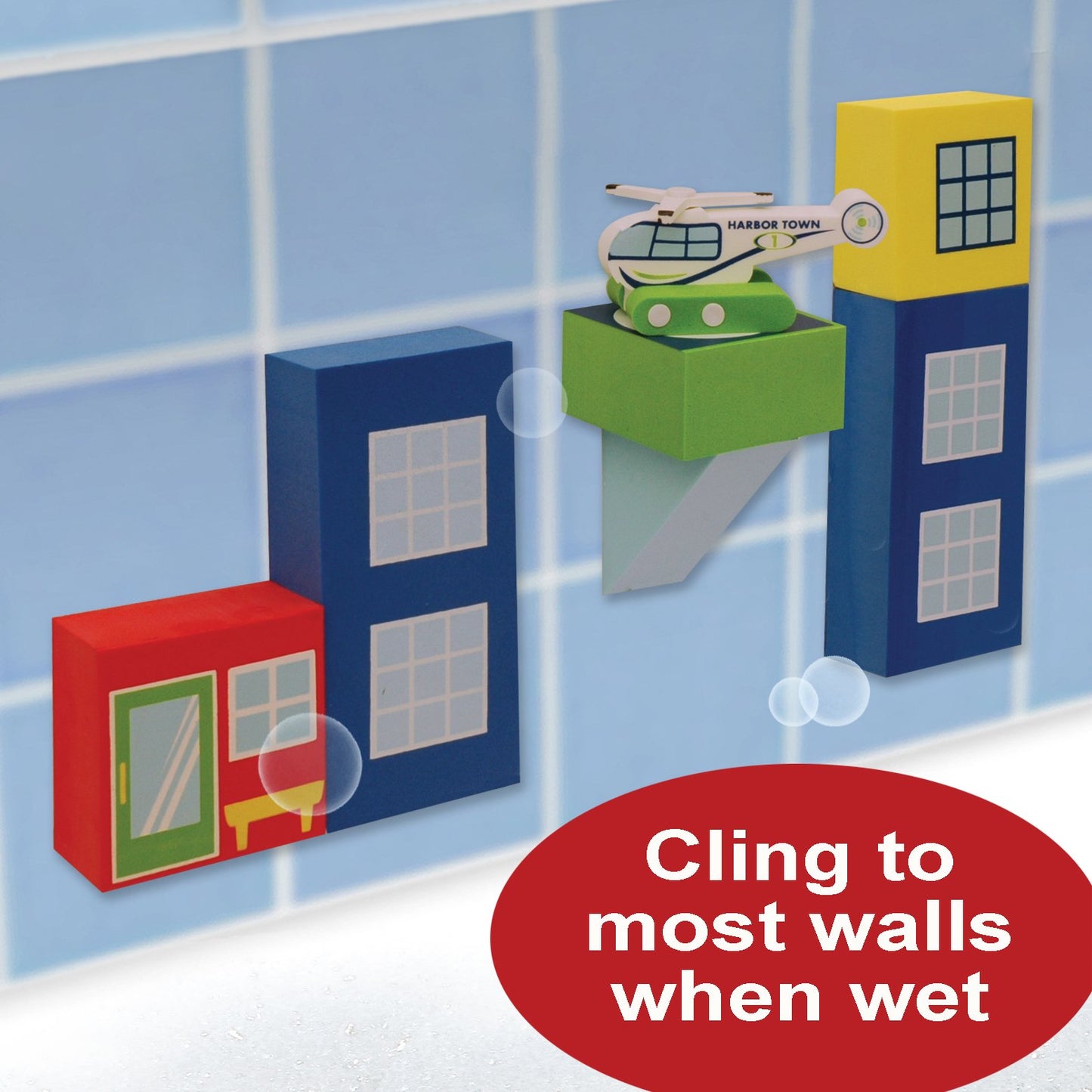BathBlocks Floating Airport Set in Gift Box