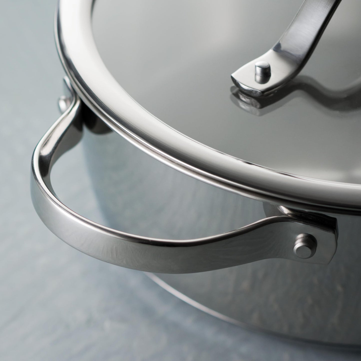 Tramontina Tempo Tri-Ply Base Stainless Steel 8-Quart Stock Pot with Glass Lid, Induction-Ready Pasta Pot, Oven-Safe, Dishwasher-Safe