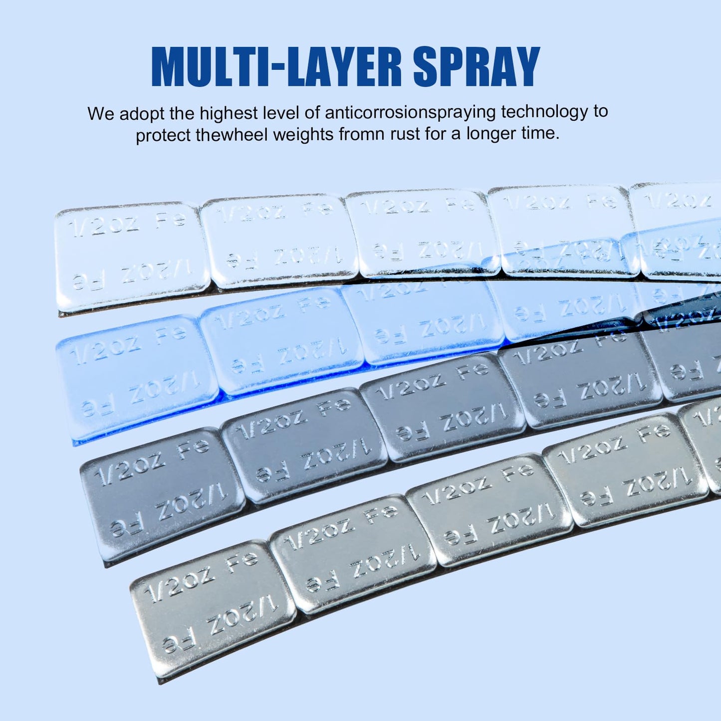 JiiinMiiin Upgraded Wheel Weights 1/2oz, 0.5oz - 356PCS silver Adhesive Stick on Wheel Weights, 178 oz/Box, Perfect for Cars/Trucks/SUVs/Motorcycles