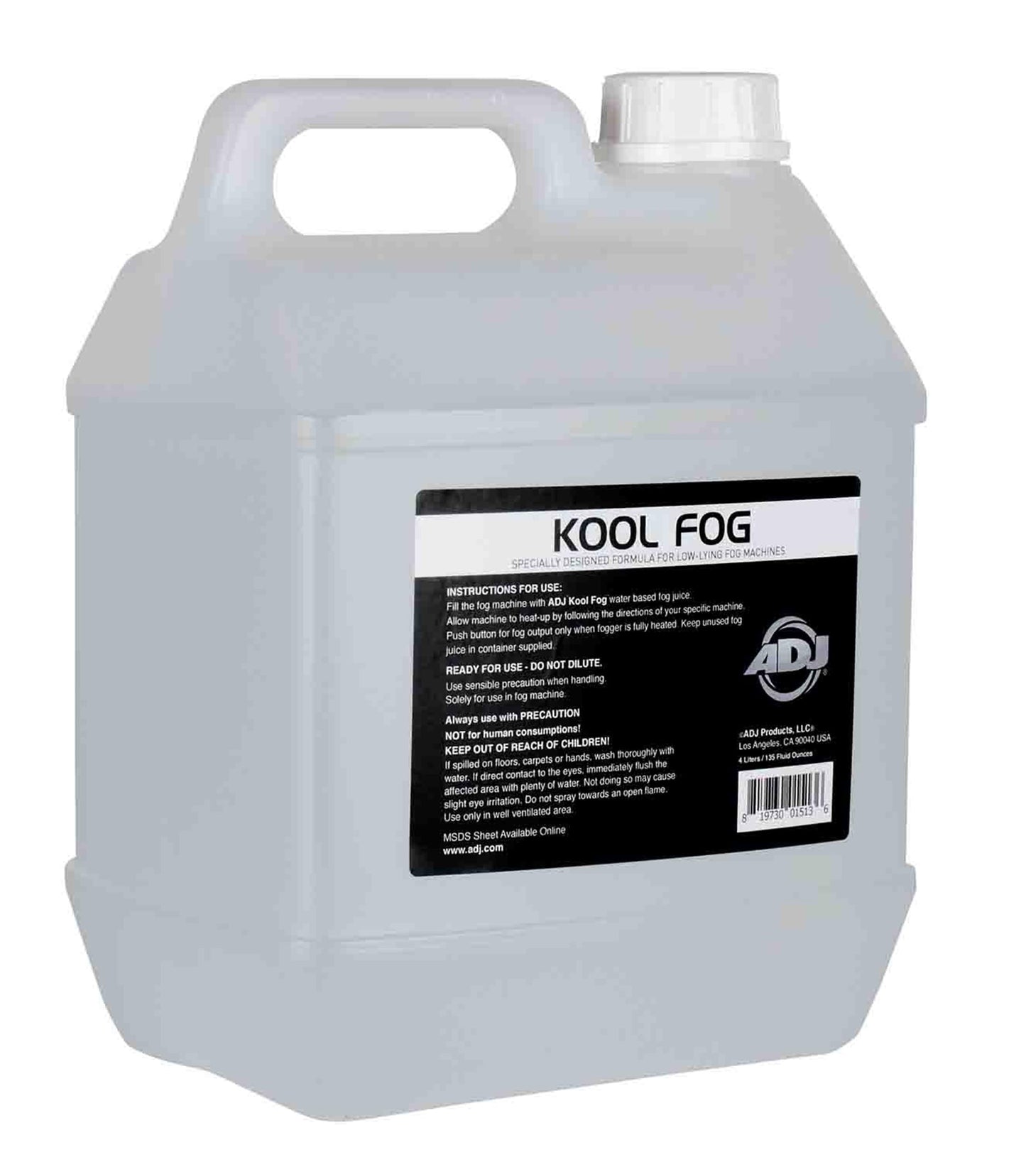 ADJ Products Fog Juice for Low Lying Machine (Kool
