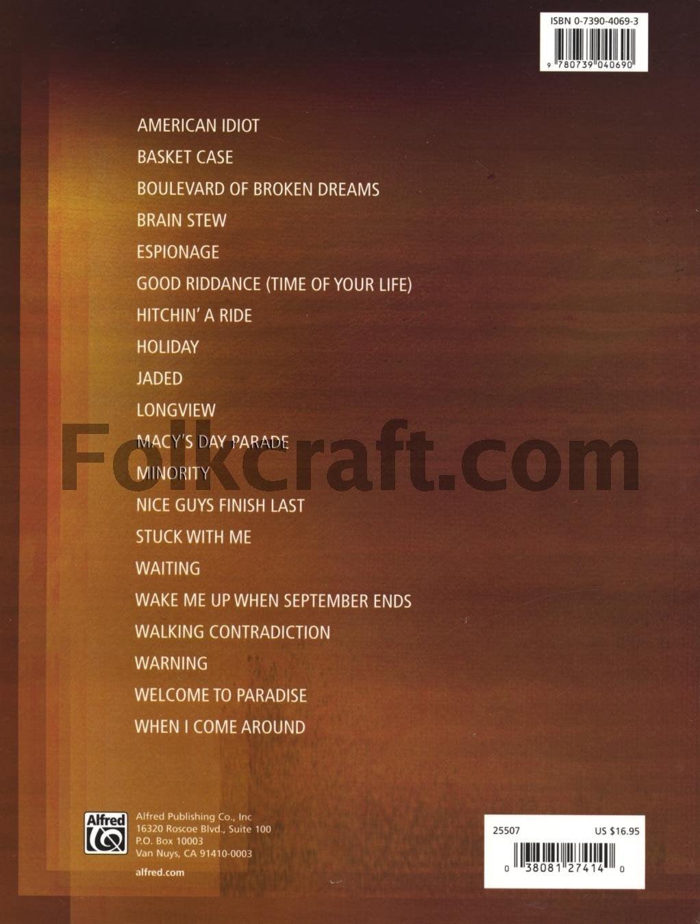 Green Day - Easy Guitar Anthology | Guitar Tablature Songbook with 20 Greatest Hits | Easy Guitar Sheet Music with Lyrics Chords and TAB | Punk Rock Guitar Songbook for Players