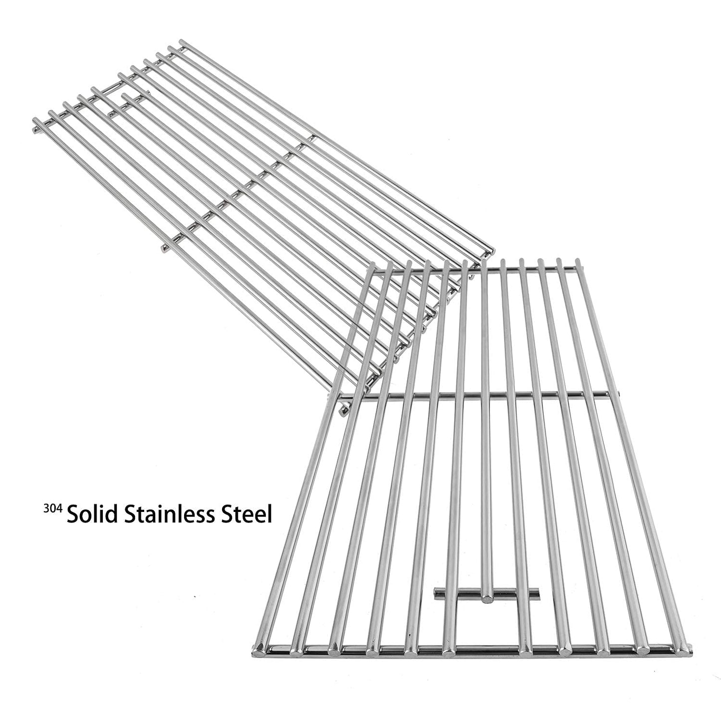 Stainless Steel Cooking Grate Grid for Coleman 85-3046-2, 85-3047-0, g35301, g35302, g35303, g35303lp, g35304, g35304n Heavy Duty Stainless Steel Cooking Grate Replacement Parts, 2 Pack