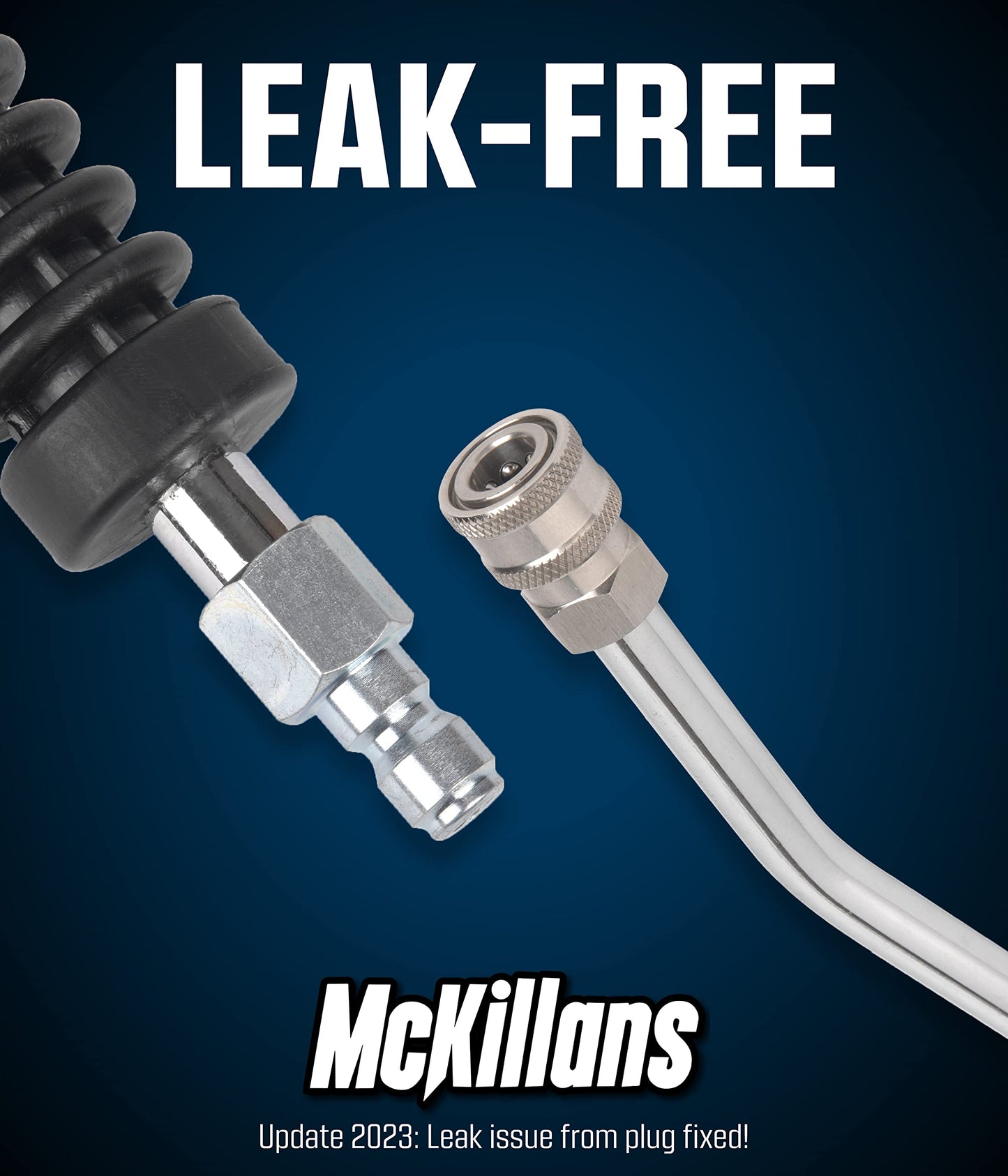 McKillans® Car Pressure Washer Extension Wand - Power Washer Wand Extension for Car Wash - Short Pressure Washer Wand Replacement - Pressure Washer Accessories & Attachments - 1/4” Quick Connect Plug