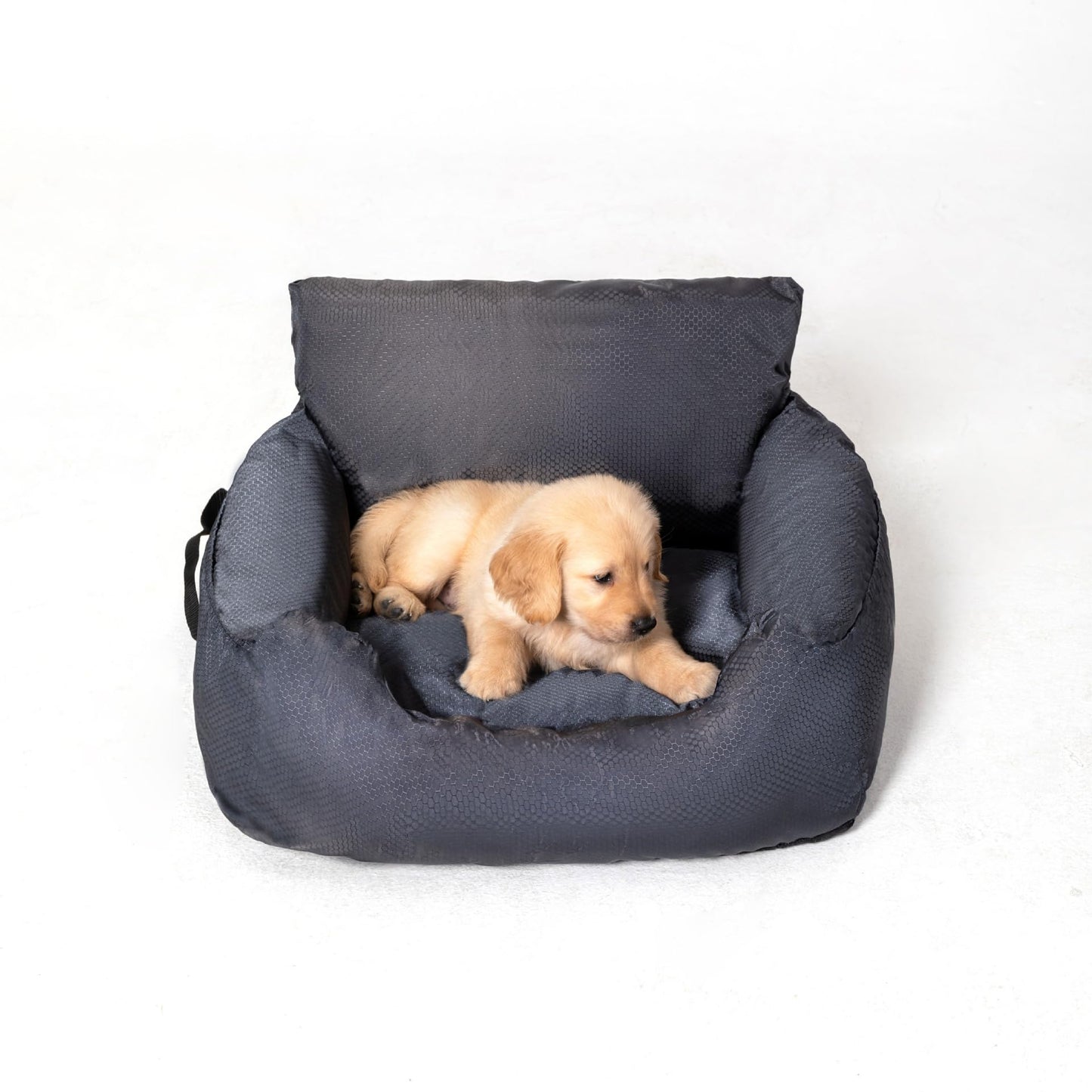 Travel Paw Car Seat for Small Dogs, Cat seat, Cat Booster, Pet Booster, Pet Seat, pet Pillow, Bed, Water Resistant, Fully Detachable with Side Pockets and Safety Clip-on Leash