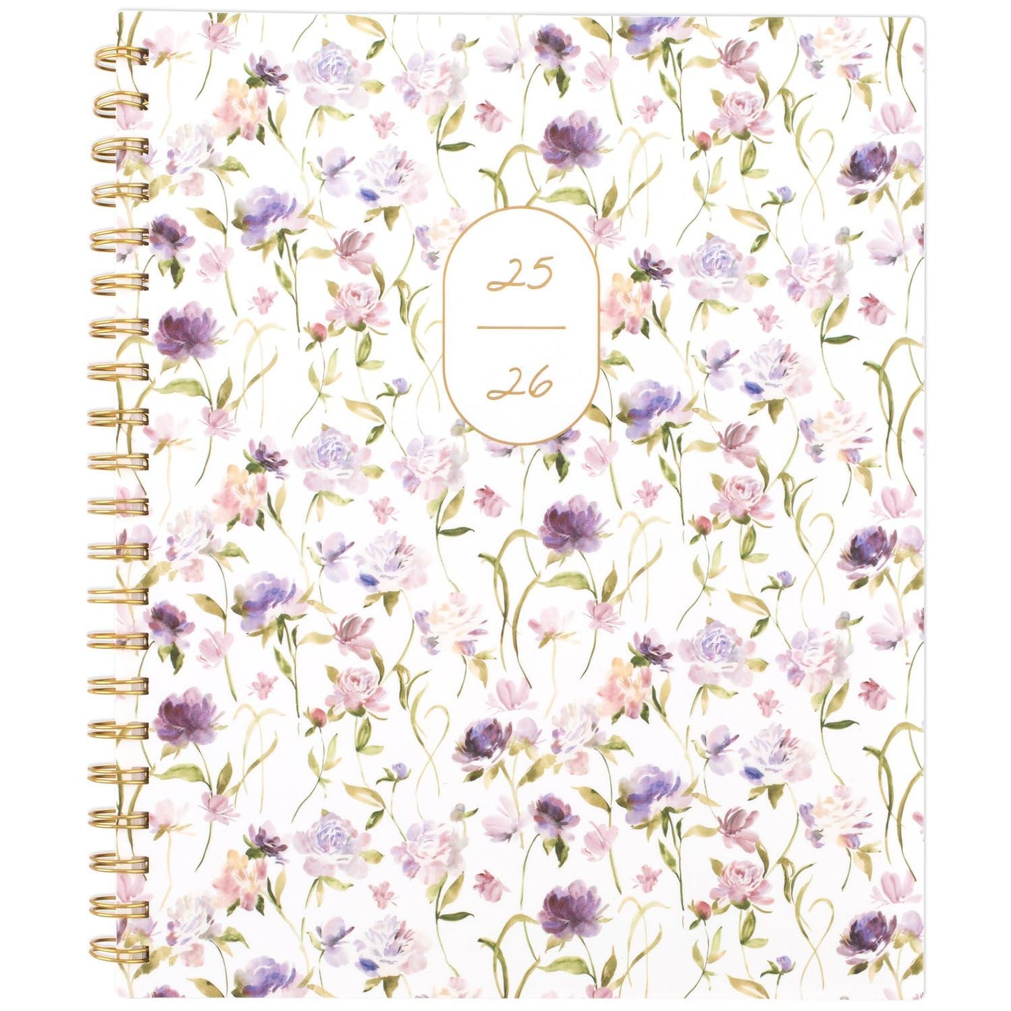 Cambridge Planner 2025-2026 Academic, Leah Bisch, Weekly & Monthly, 8-1/2" x 11", Large, Monthly Tabs, Flexible Cover, Petite Floral (LB38-905A-26)