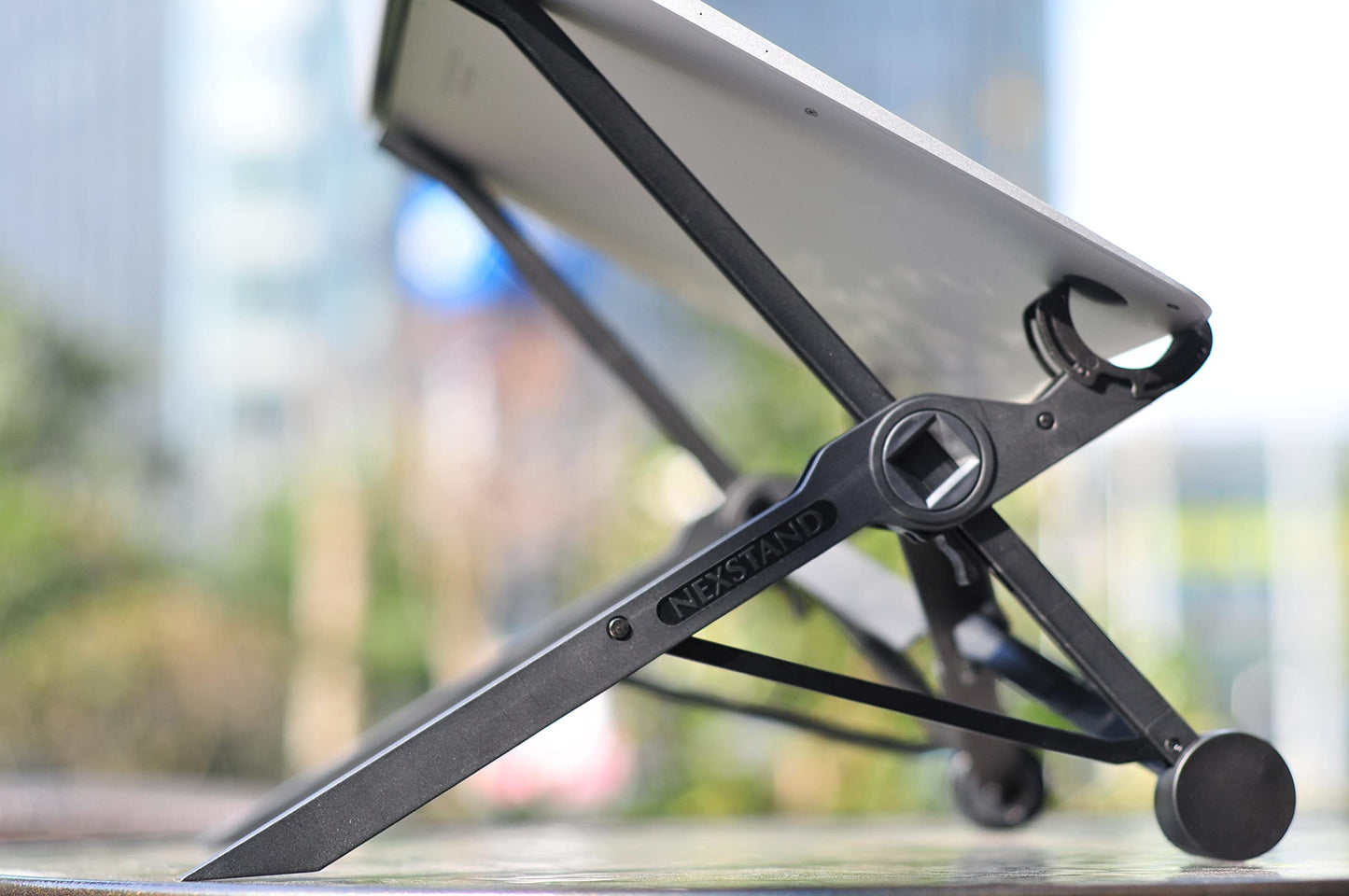 NEXSTAND K2 Laptop Stand for Desk, 8-Levels Adjustable Height Ergonomic Laptop Riser, Ventilated Computer Stand Holder Compatible with MacBook Air Pro, Dell, 10-17” Laptops