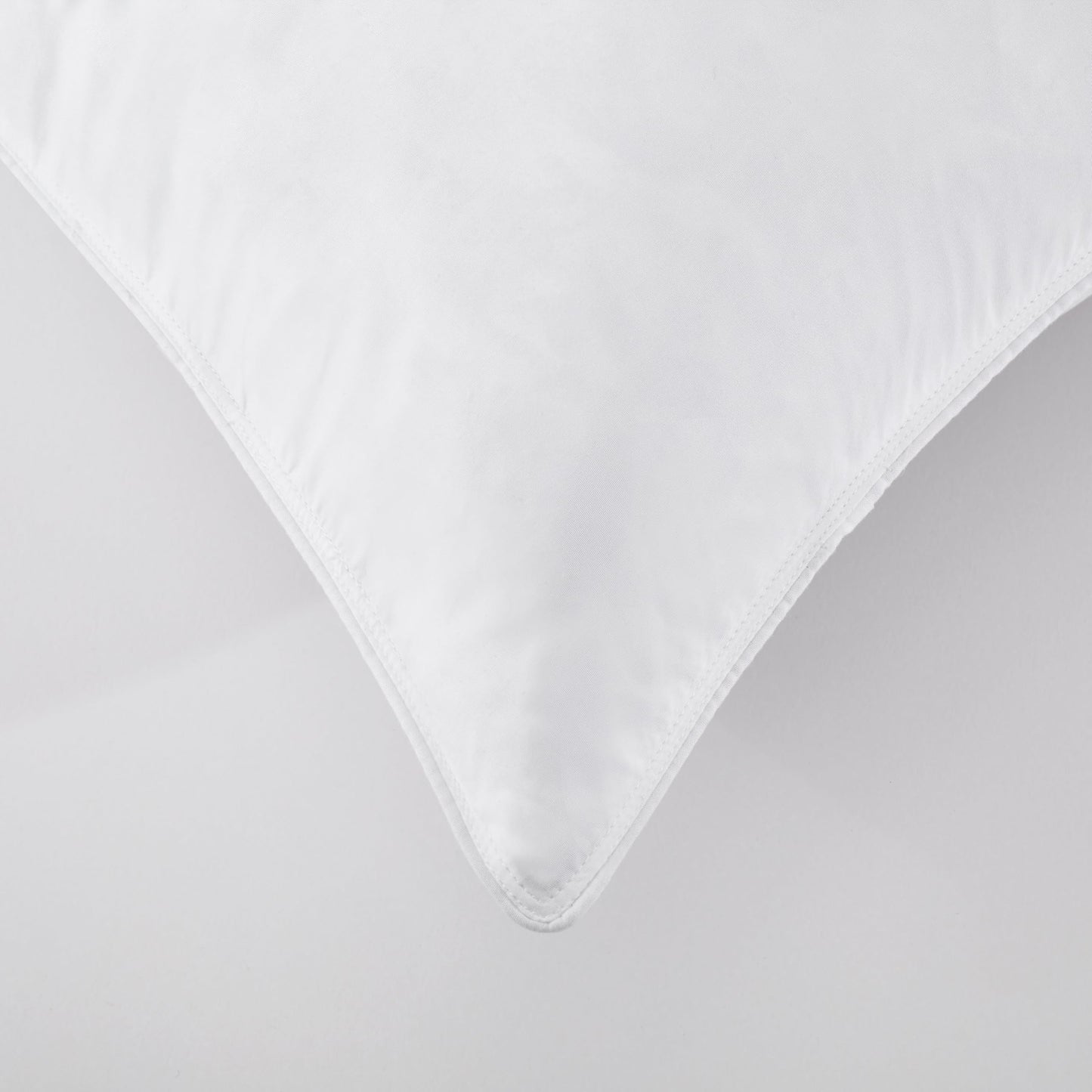 SNUG&COZY Grey Goose Feather Down Pillow for Sleeping(2 Pack)- Queen Size(20IN×30IN), Goose Feather&Down Filling, 100% Cotton Cover, 100% Down Proof, Machine Wash, White