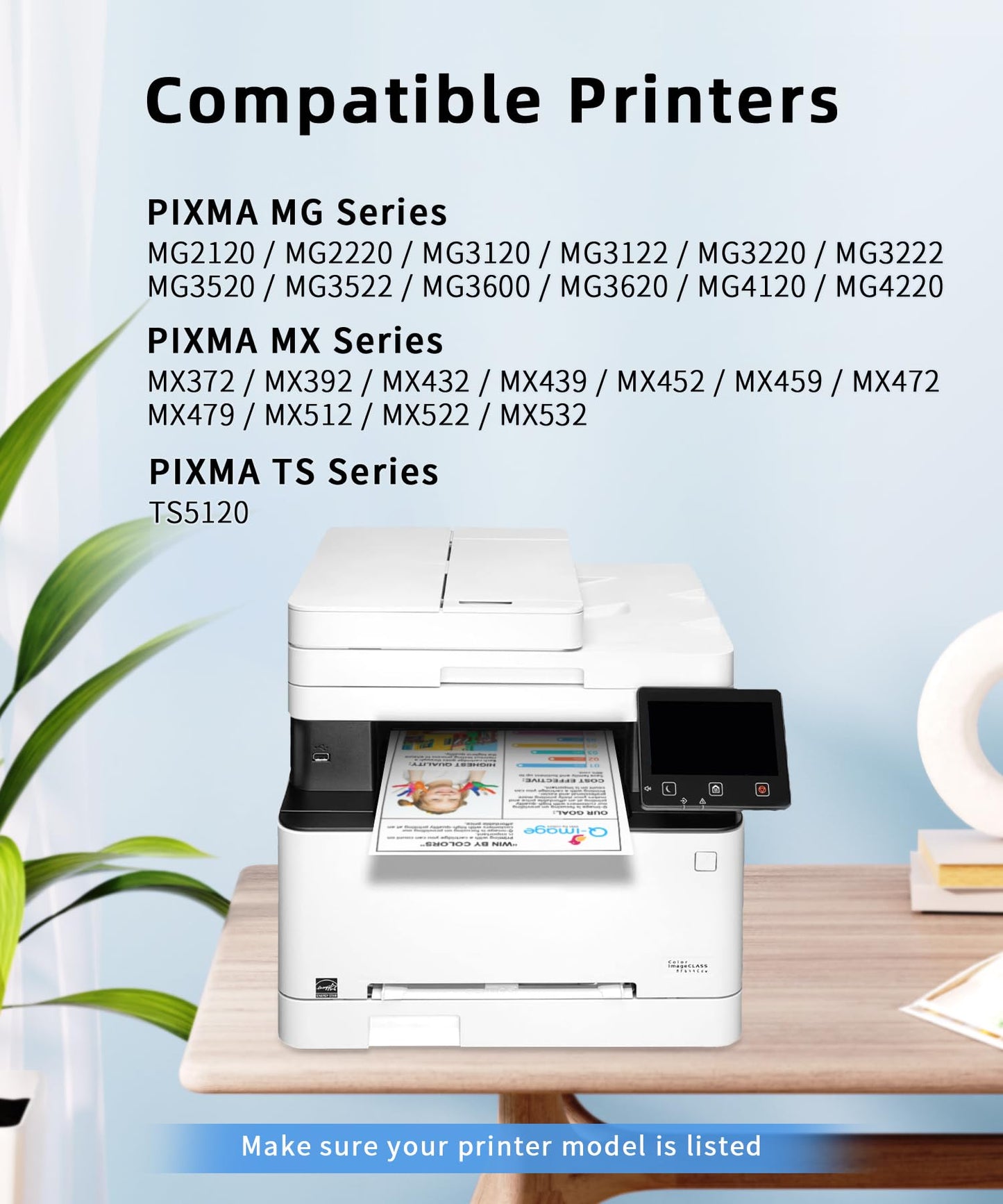 PG-240XL/CL-241XL Ink Cartridges Replacement for Canon 240XL 241XL Combo Pack Printer Ink 240 241 Work with PIXMA MG3620 MG3600 TS5120 MG3220 MG3520 MG2120 MX472 MX452 (1 Black, 1 Tri-Color)