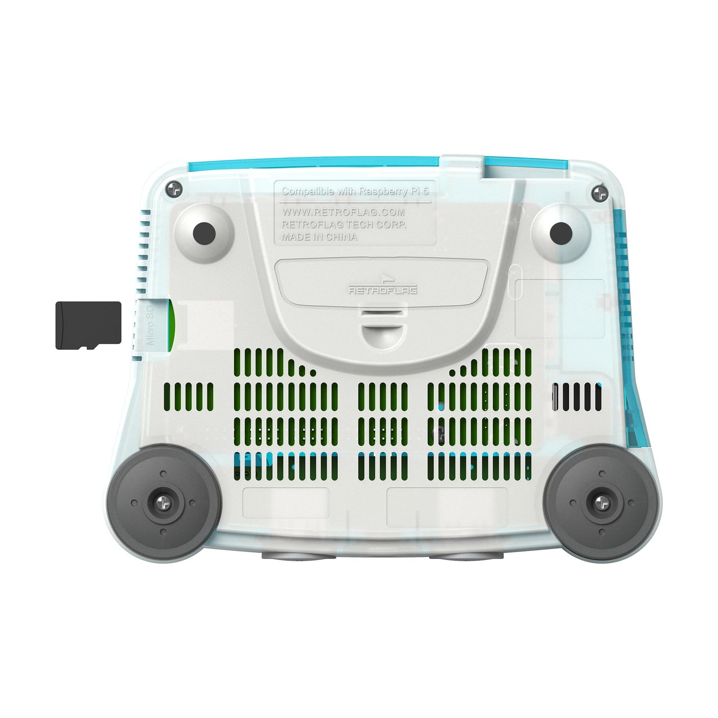 RetroFlag 64Pi Case for Raspberry Pi5, SD Card Storage, Safe Shutdown and Safe Reset, MetaData in Emulation Station auto Saved