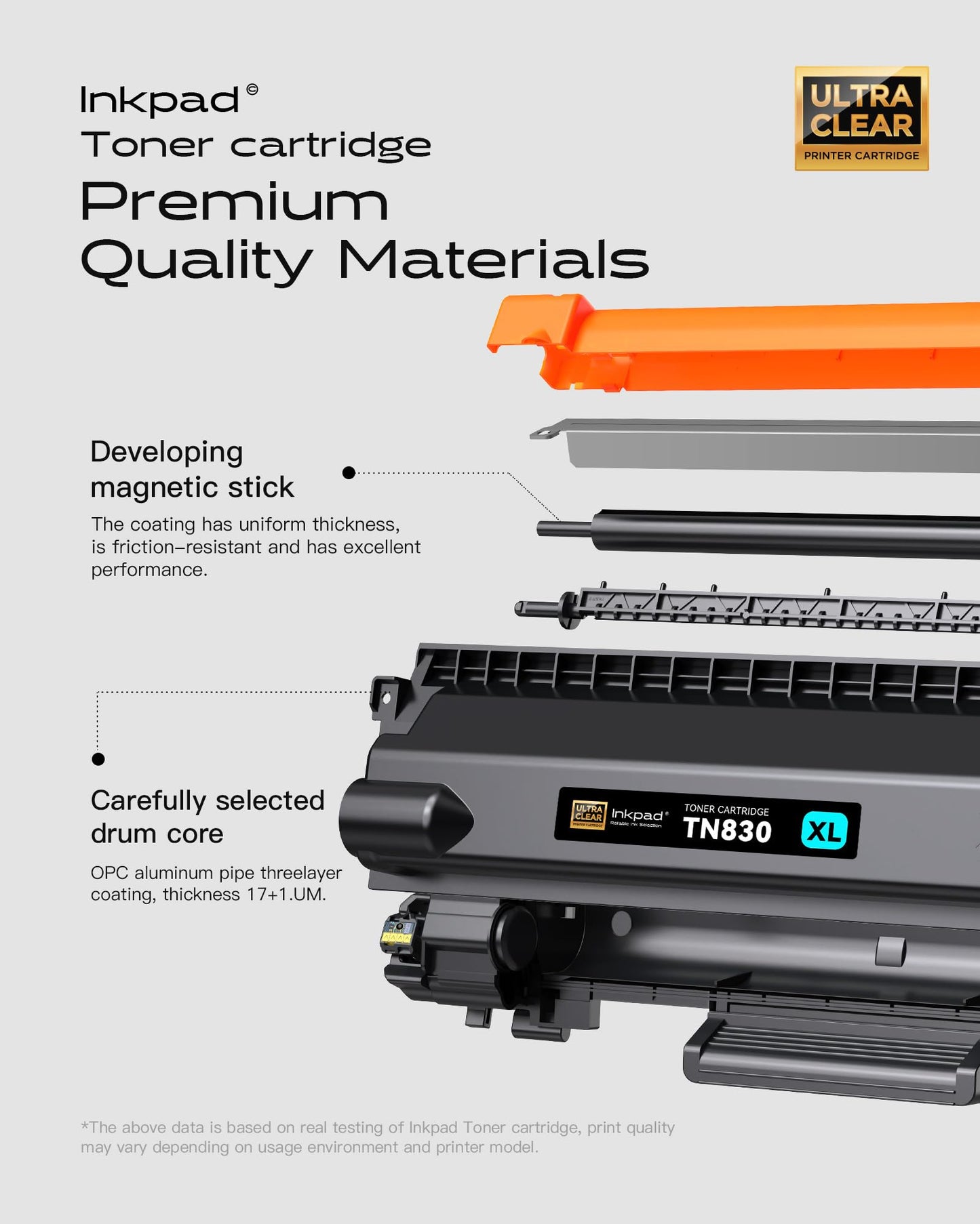 TN830XL Toner Cartridges Replacement for Brother 830 TN830 TN830-XL 830XL Toner Cartridge Compatible with Brother HL-L2460DW DCP-L2640DW HL-L2400D HL-L2405W MFC-L2820DW Printers (2 Pack, Black)