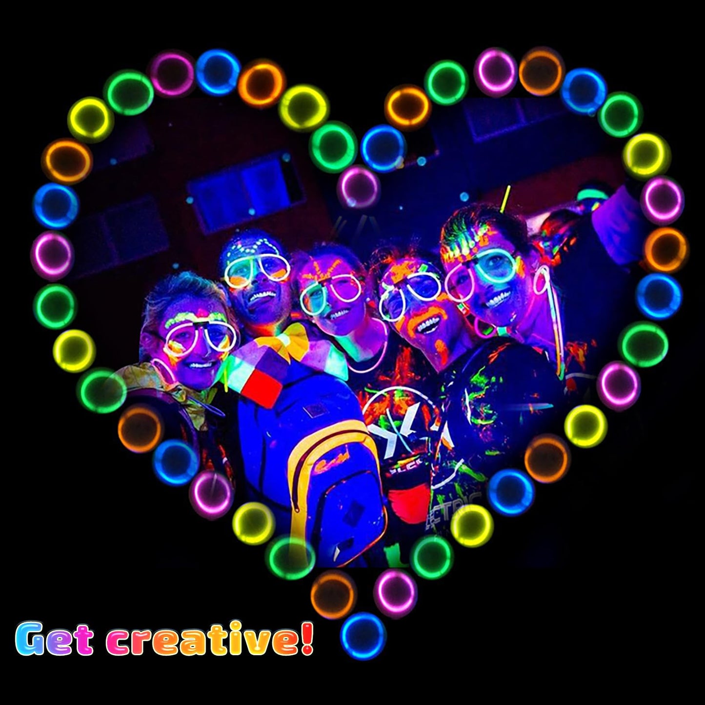 400 PCS Glow Sticks Bulk, Light Up Party Favors Neon Glow Bracelets and Glow Necklaces with Connectors, Glow in The Dark Sticks, Easter, Christmas, Halloween Party Supplies Pack, Party Favors for Kids