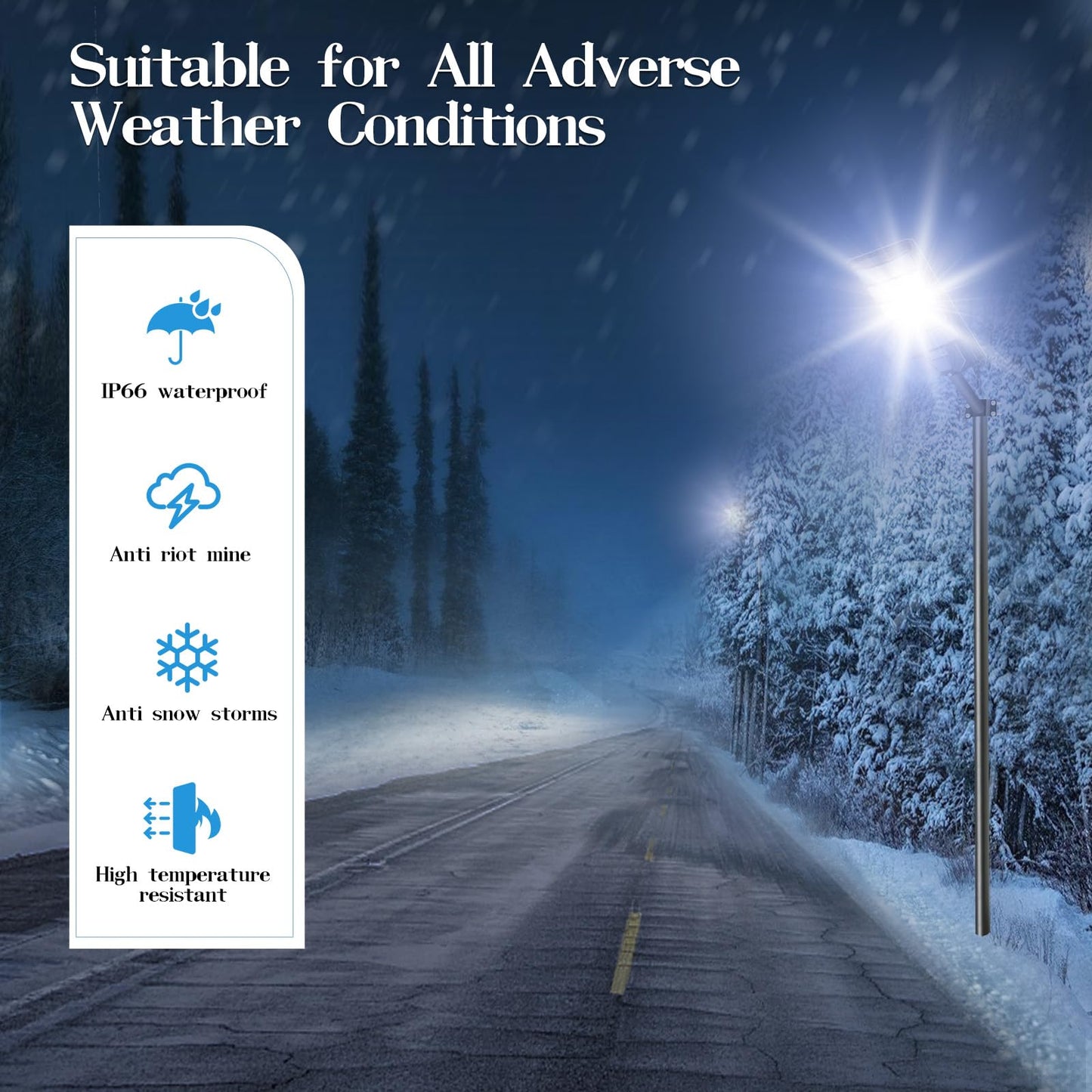 Willmind Solar Street Lights Outdoor: Motion Sensor Lights with 3 Modes 2000W, Remote Control, IP65 Waterproof, Dusk to Dawn, 2500LM, Security Lights, for Outside Parking Lot Yard Garage, 2 Packs